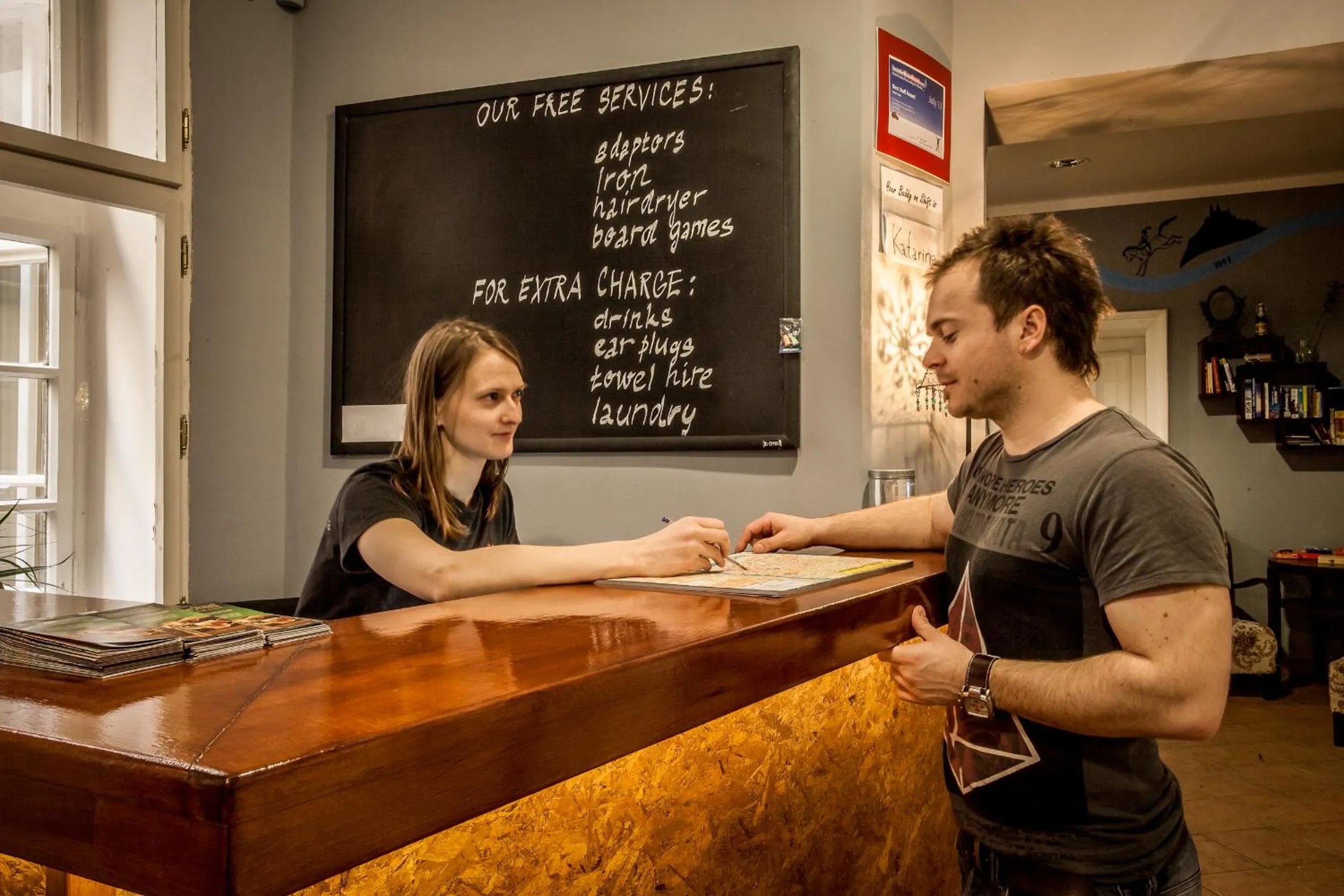 Lobby or reception in Ahoy! Hostel