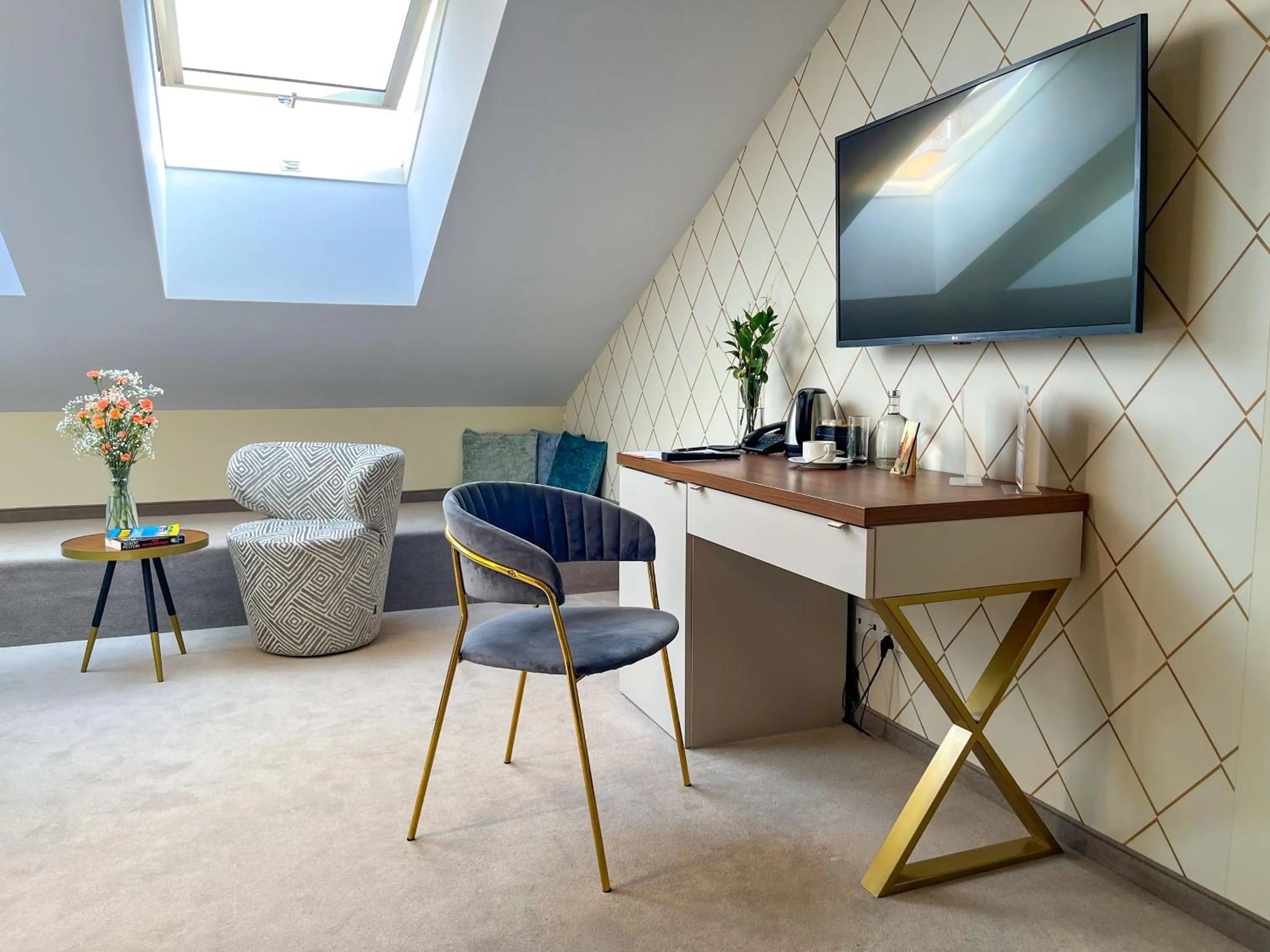 Seating area in Xerion Hotel