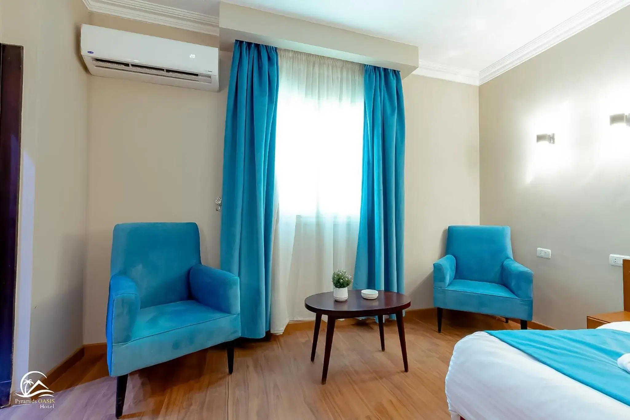 Seating area, Bed in Pyramids Oasis Hotel Seating area, Bed in Pyramids Oasis Hotel