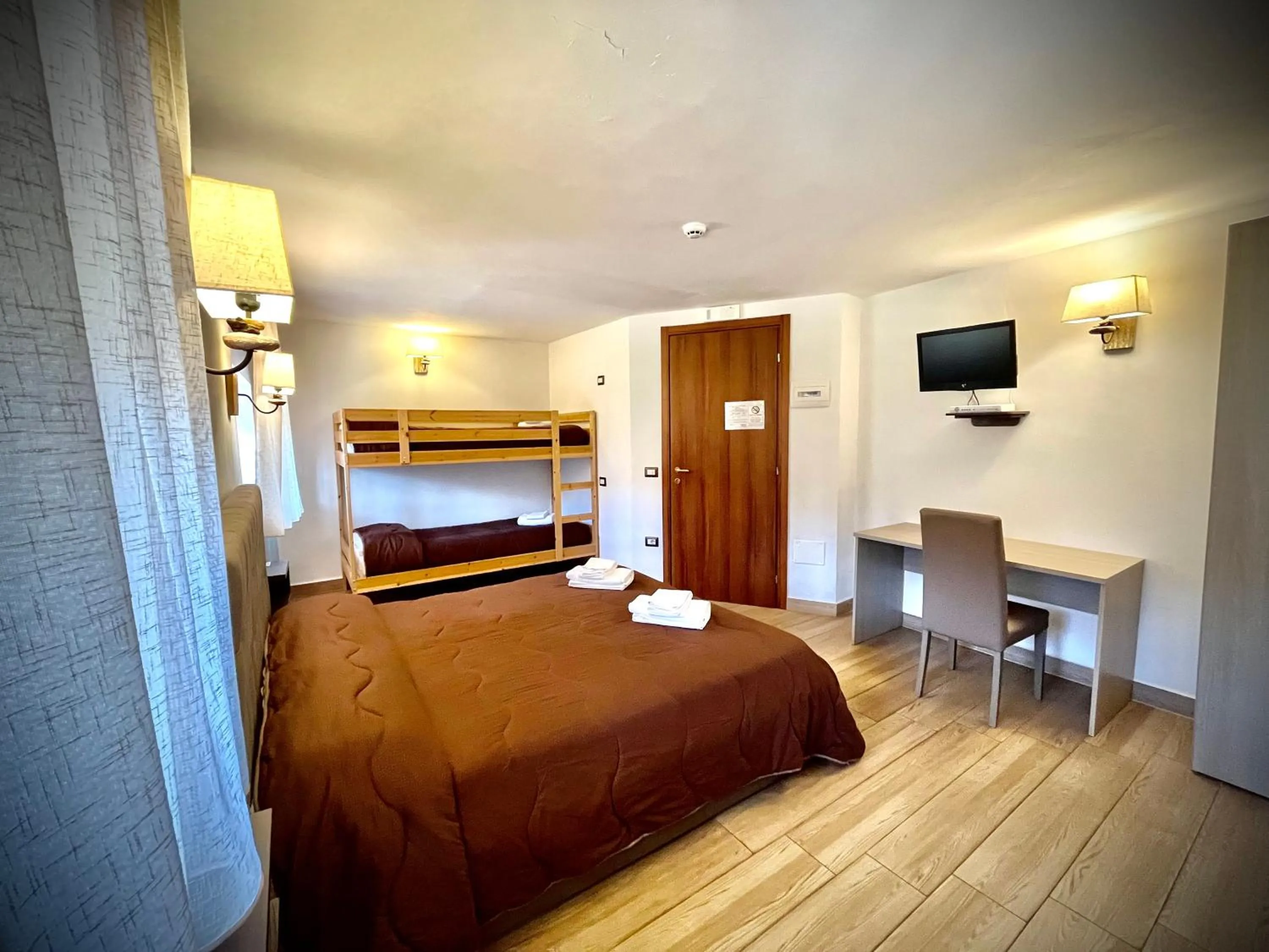 Bed in Hotel Pinguino