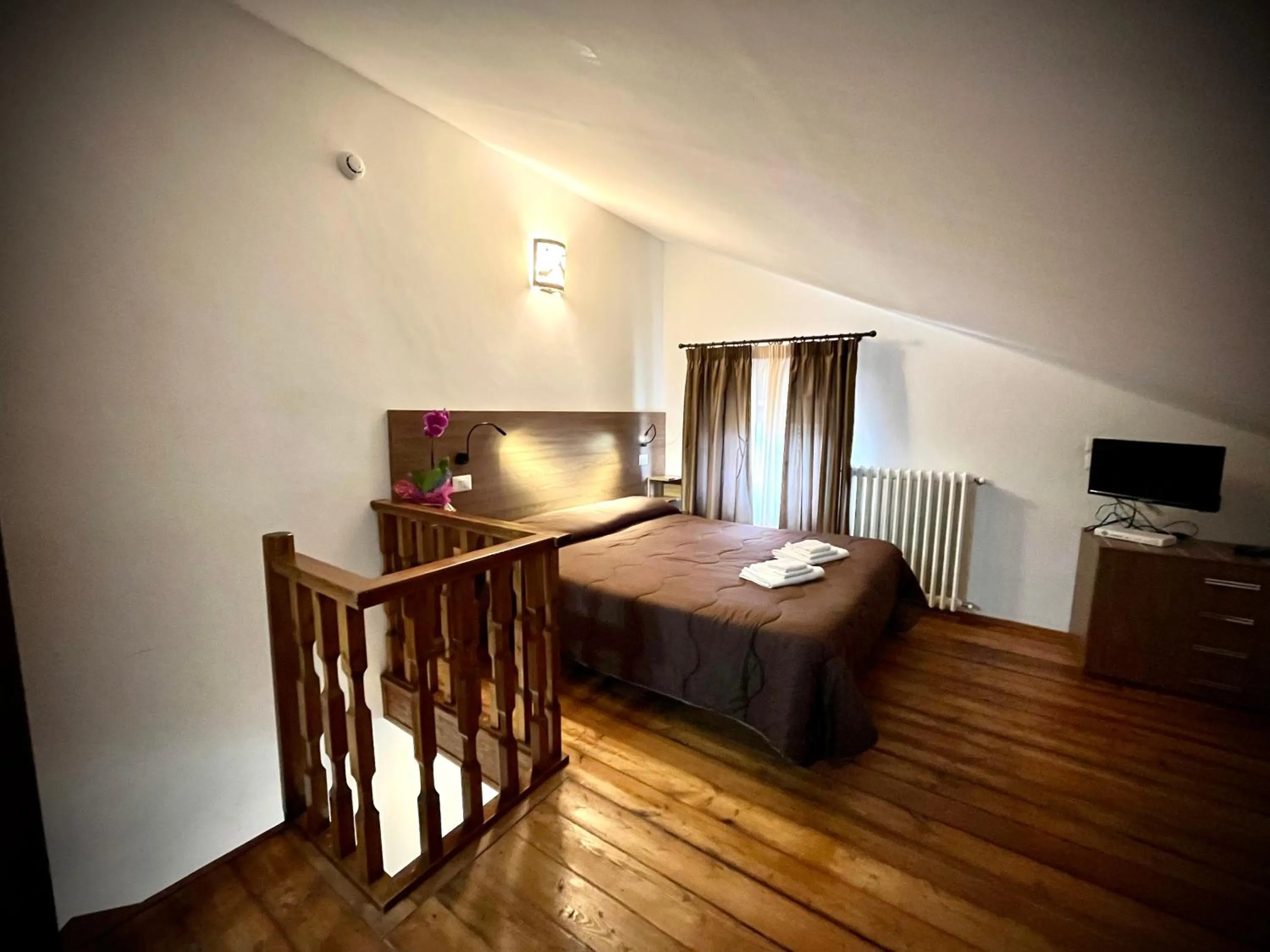 Bed in Hotel Pinguino