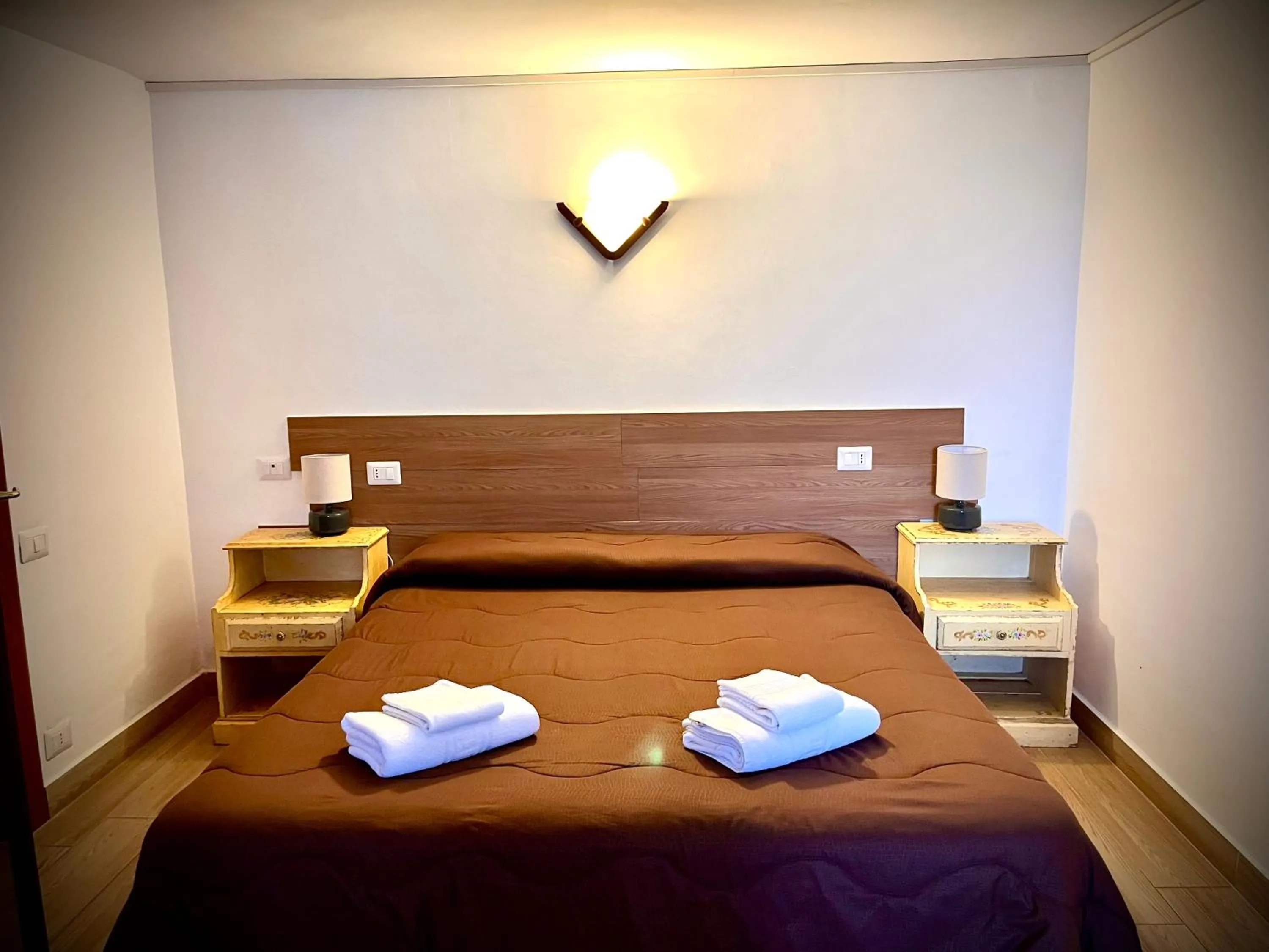 Bed in Hotel Pinguino