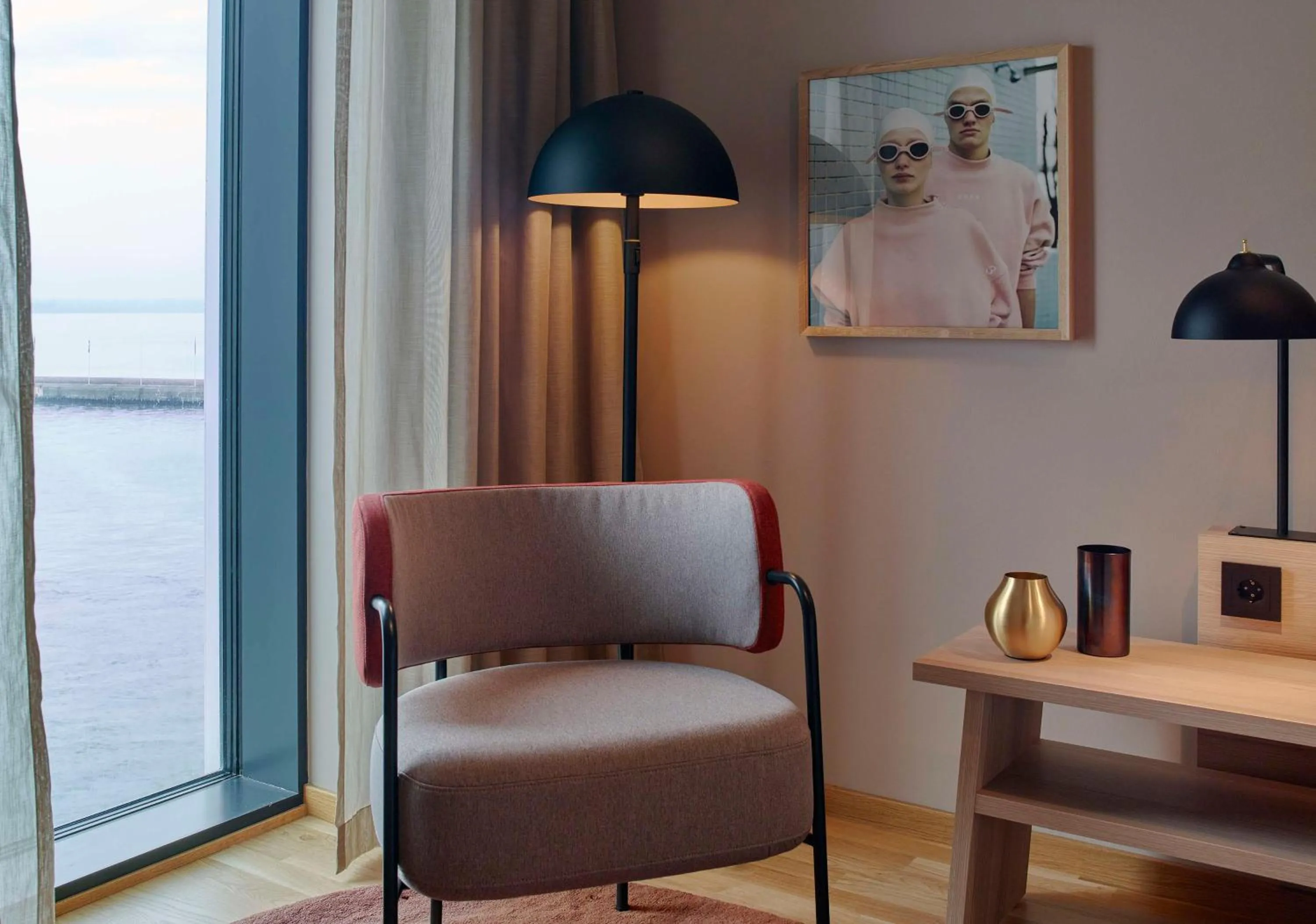 Bedroom in Scandic Oceanhamnen