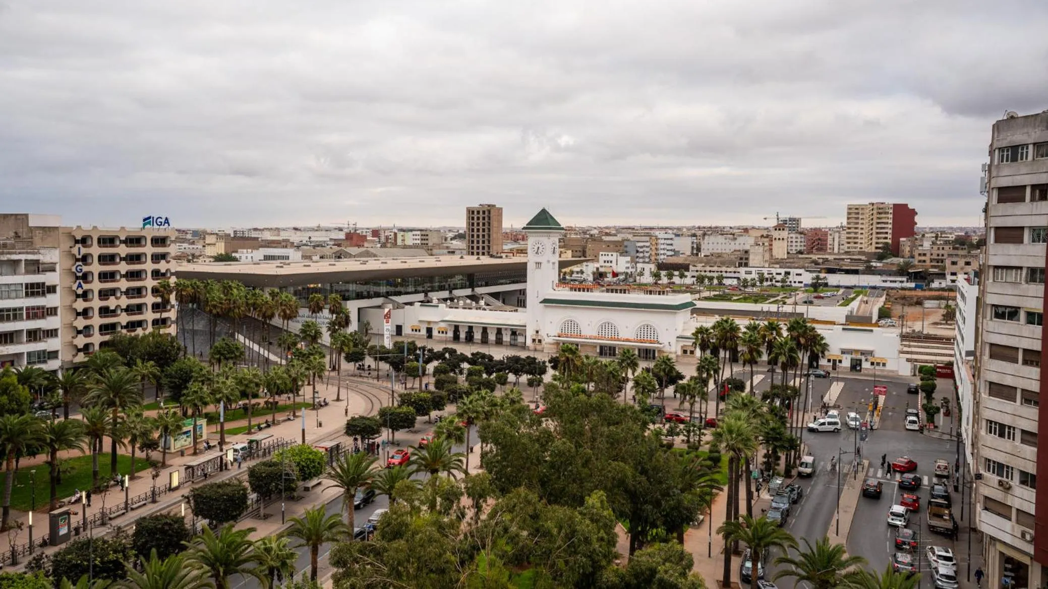 Garden view in Hotel Al Walid