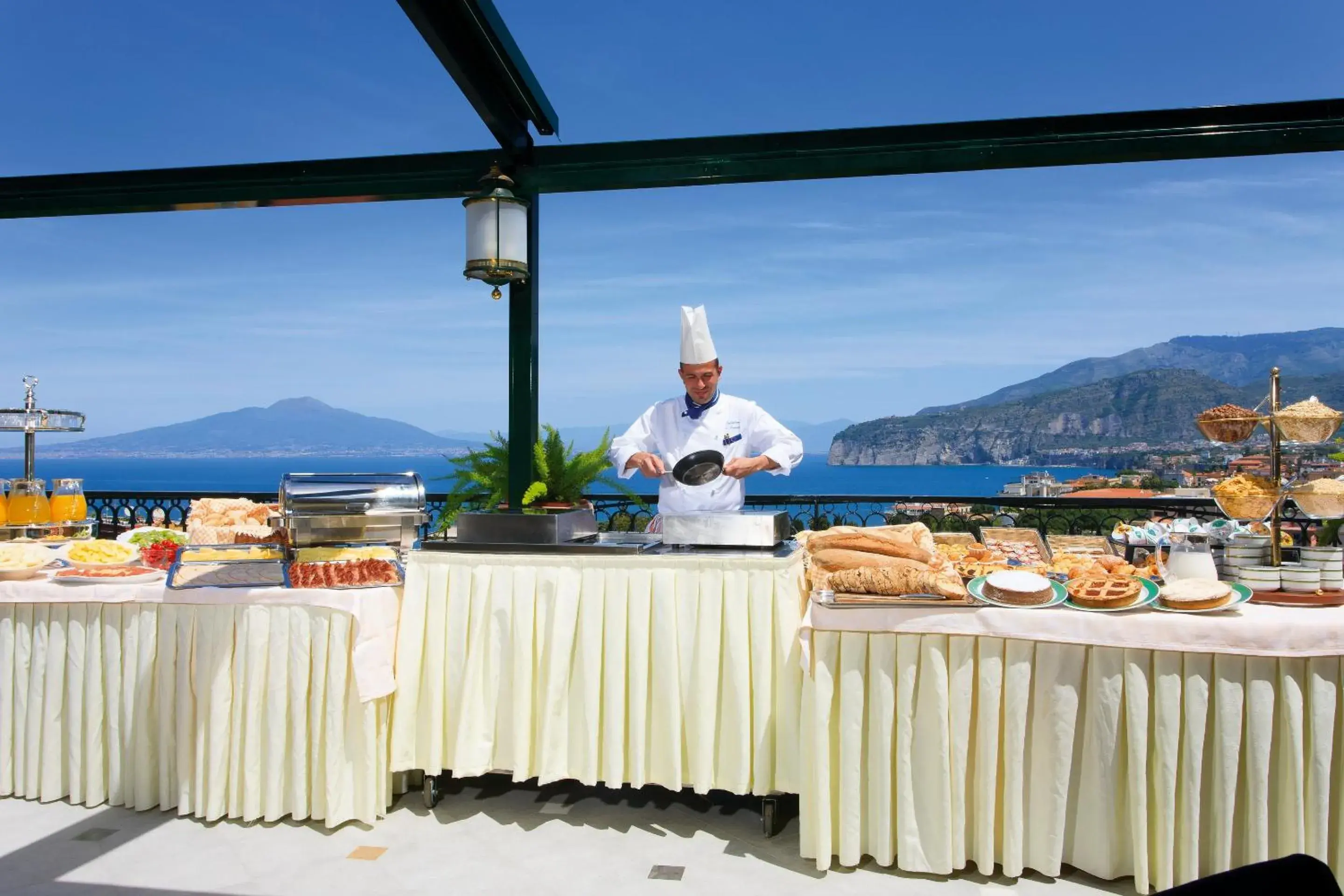 City view in Grand Hotel Capodimonte City view in Grand Hotel Capodimonte