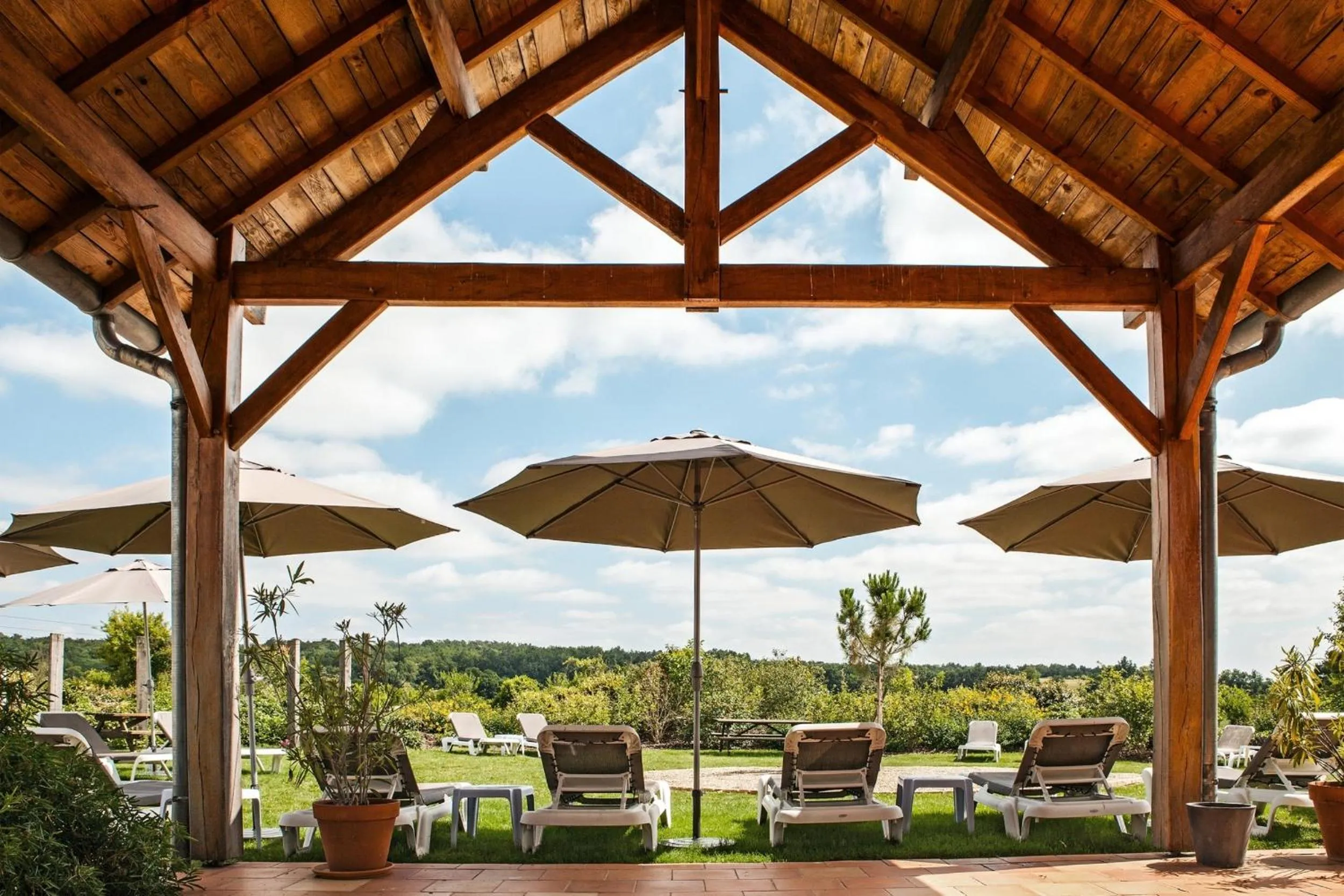 Balcony/Terrace in Relais des Vigiers
