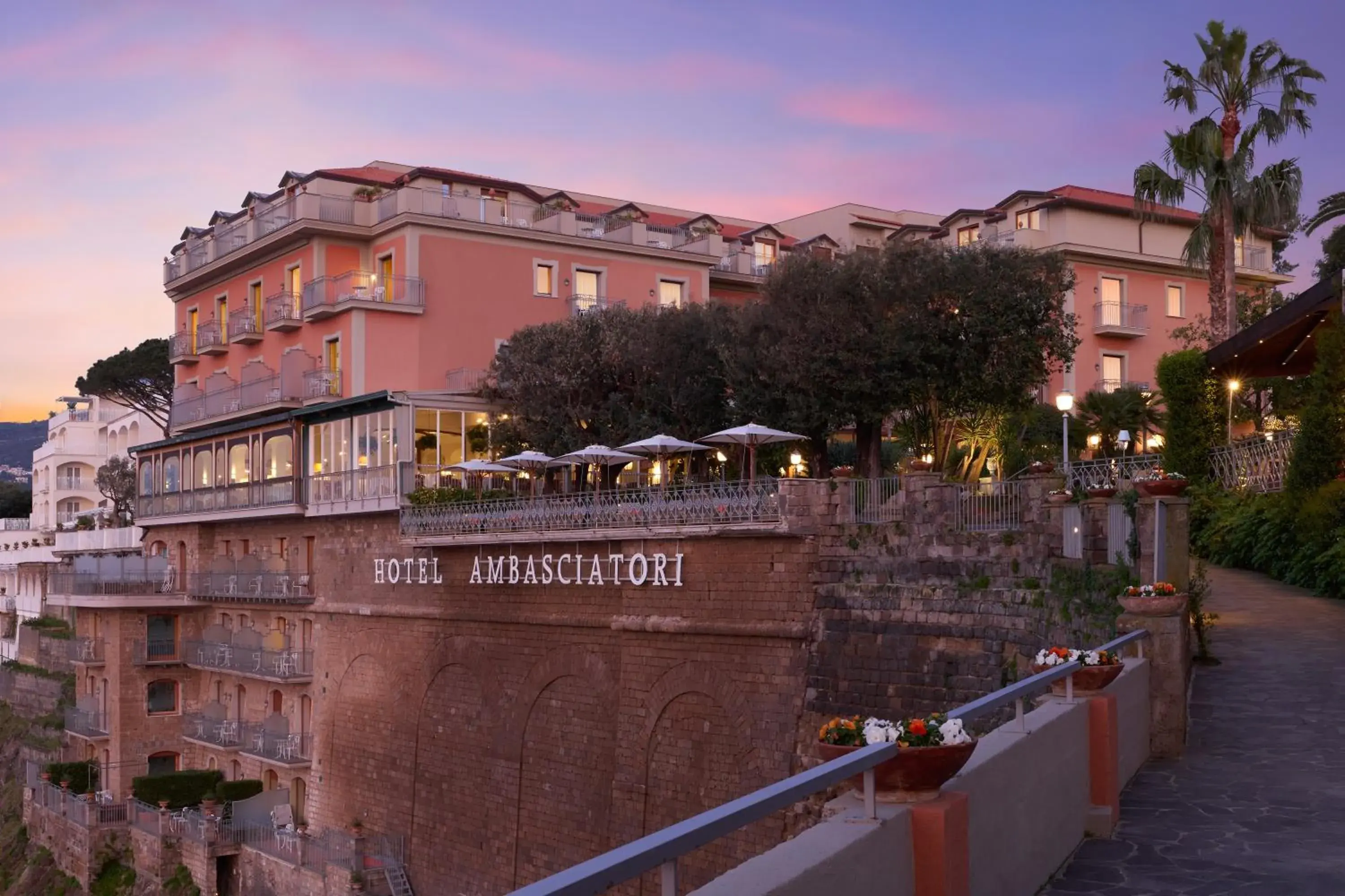Property building in Grand Hotel Ambasciatori Property building in Grand Hotel Ambasciatori