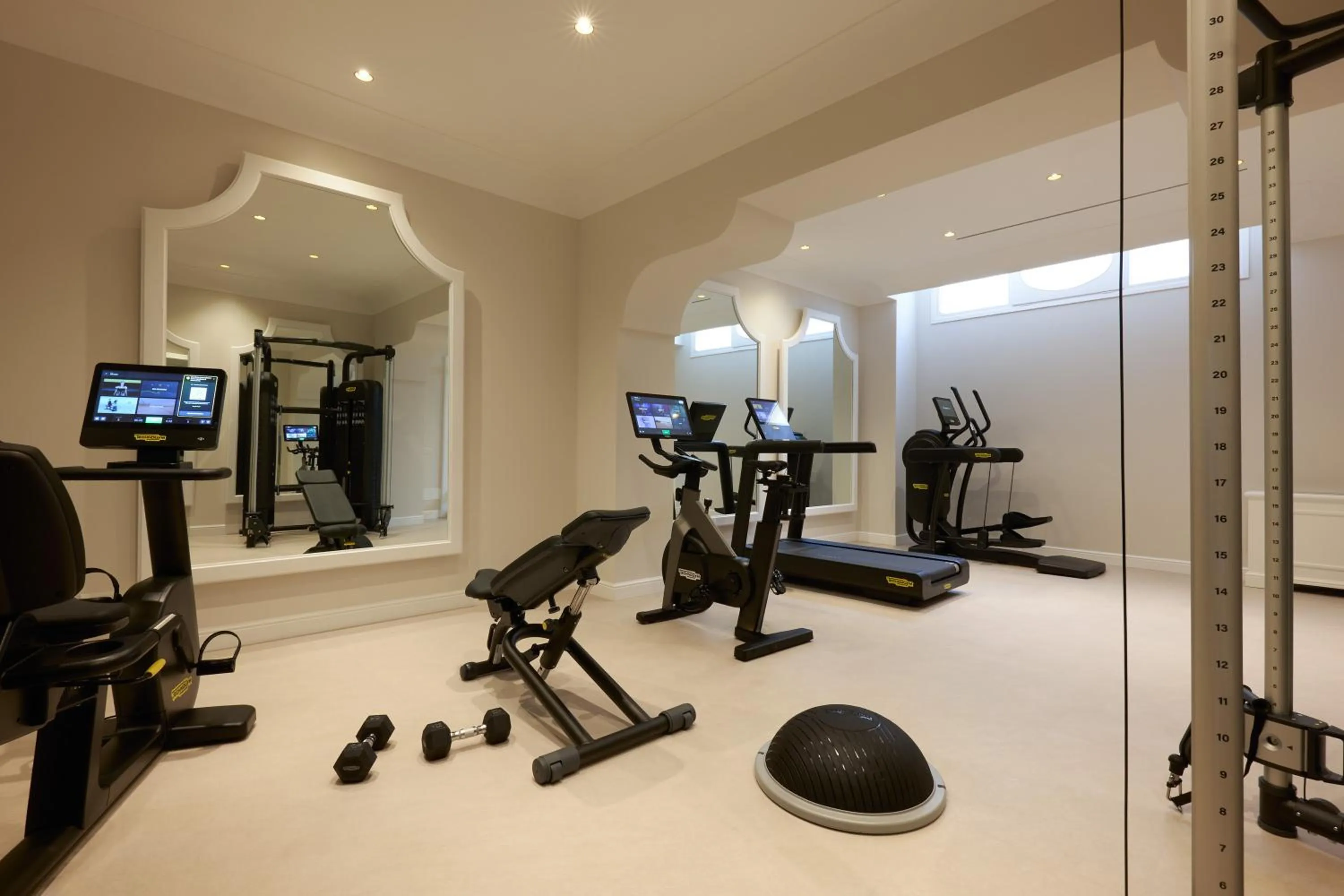 Fitness centre/facilities in Grand Hotel de la Ville