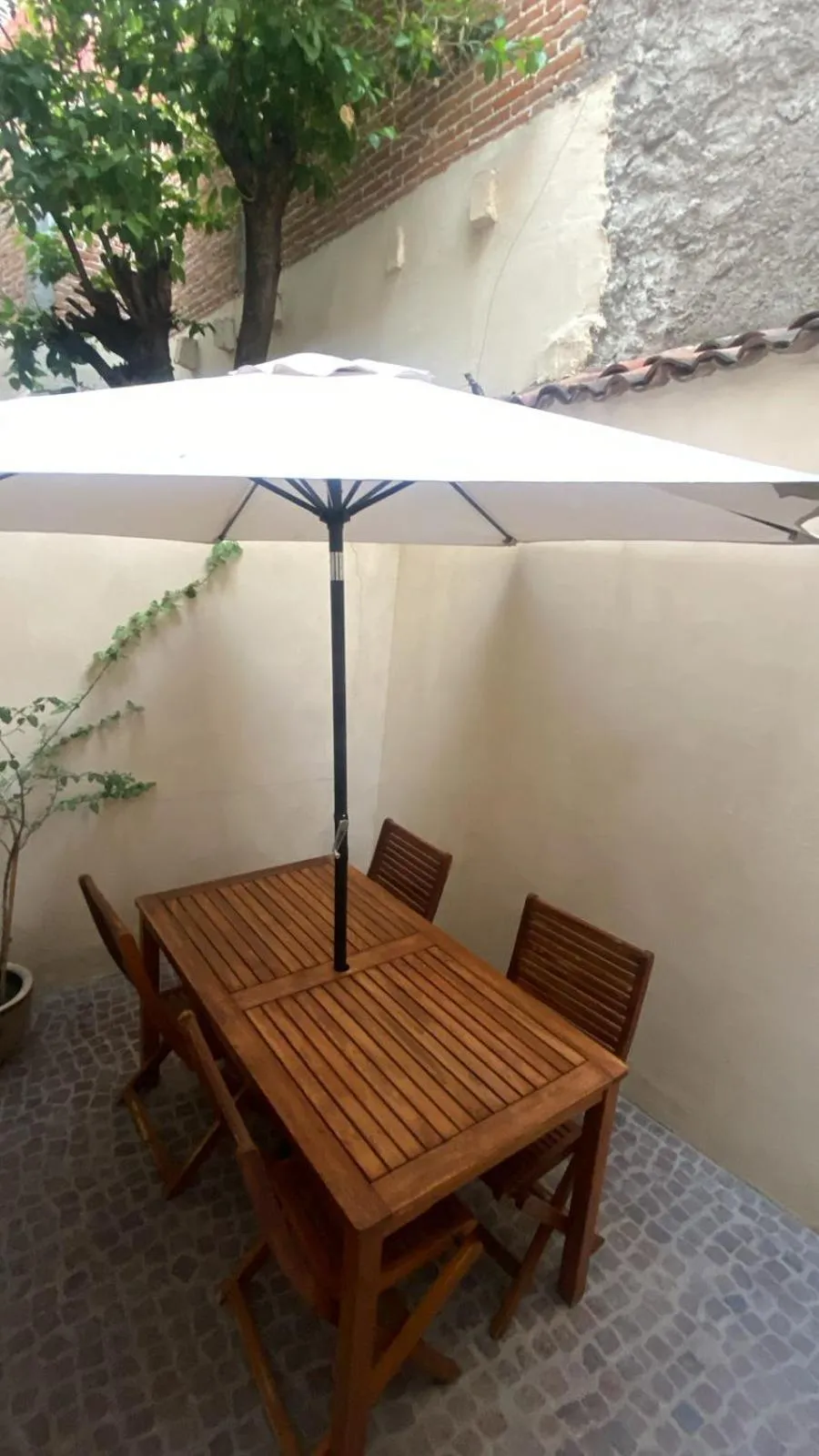 Patio in Bito's Hotel Boutique