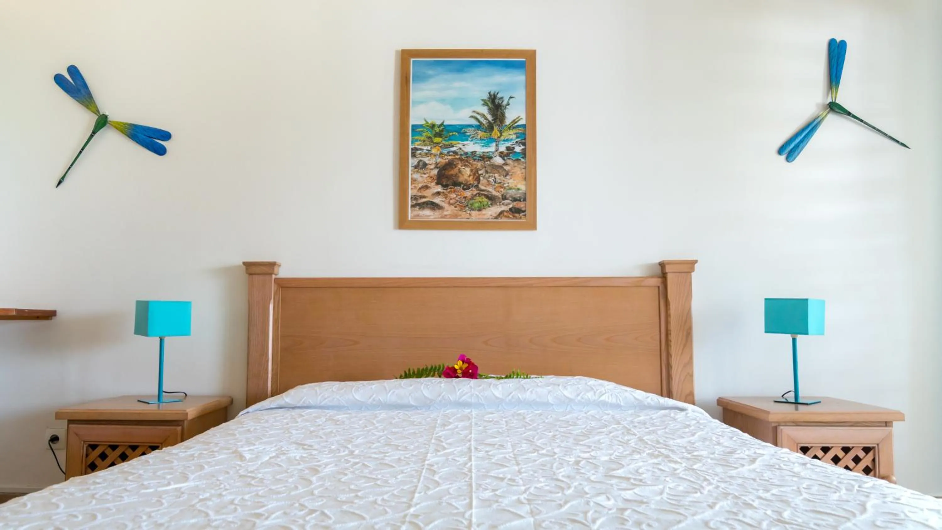 Bedroom, Bed in Residence Les Cayalines