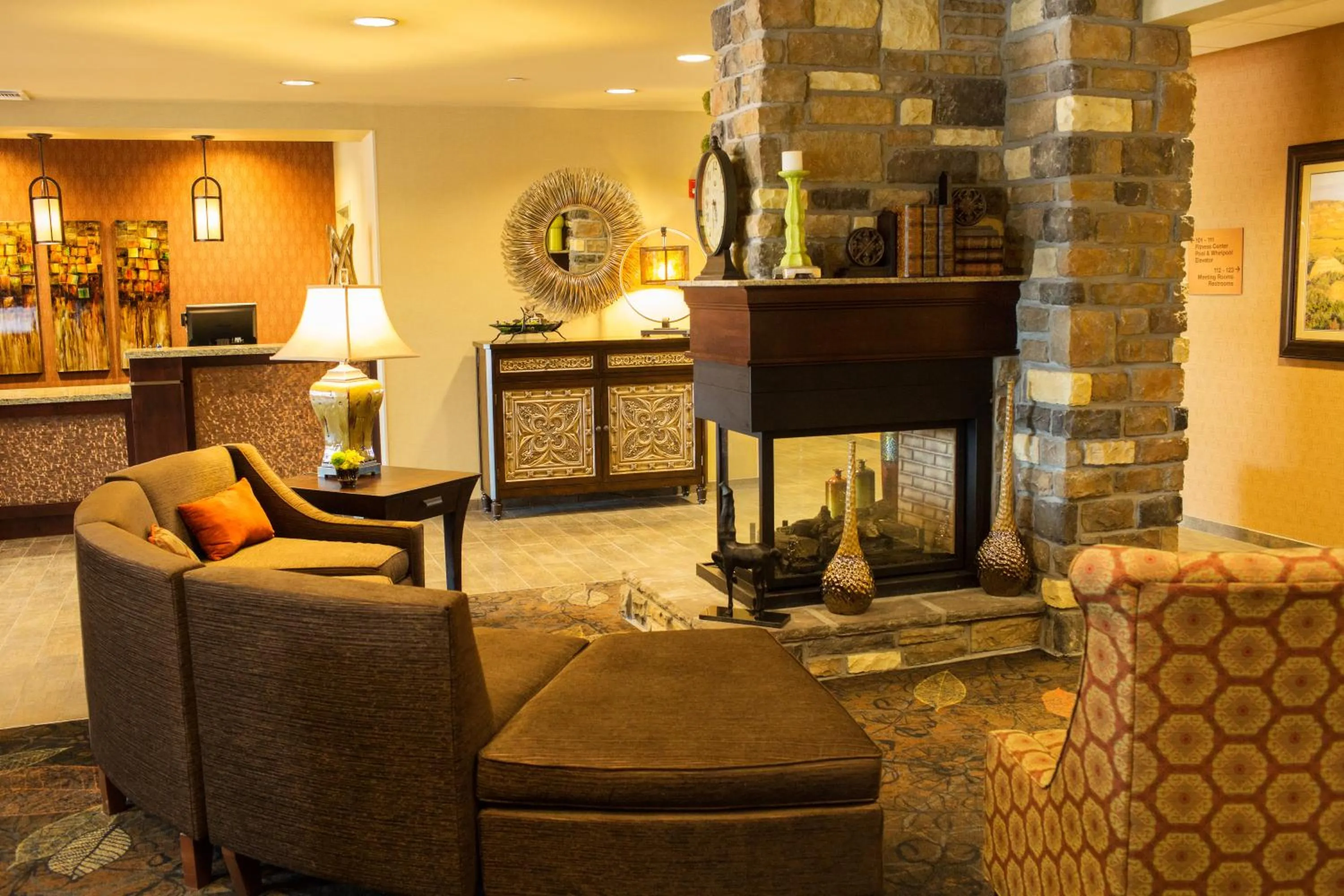 Lobby or reception in Little Missouri Inn & Suites Watford City