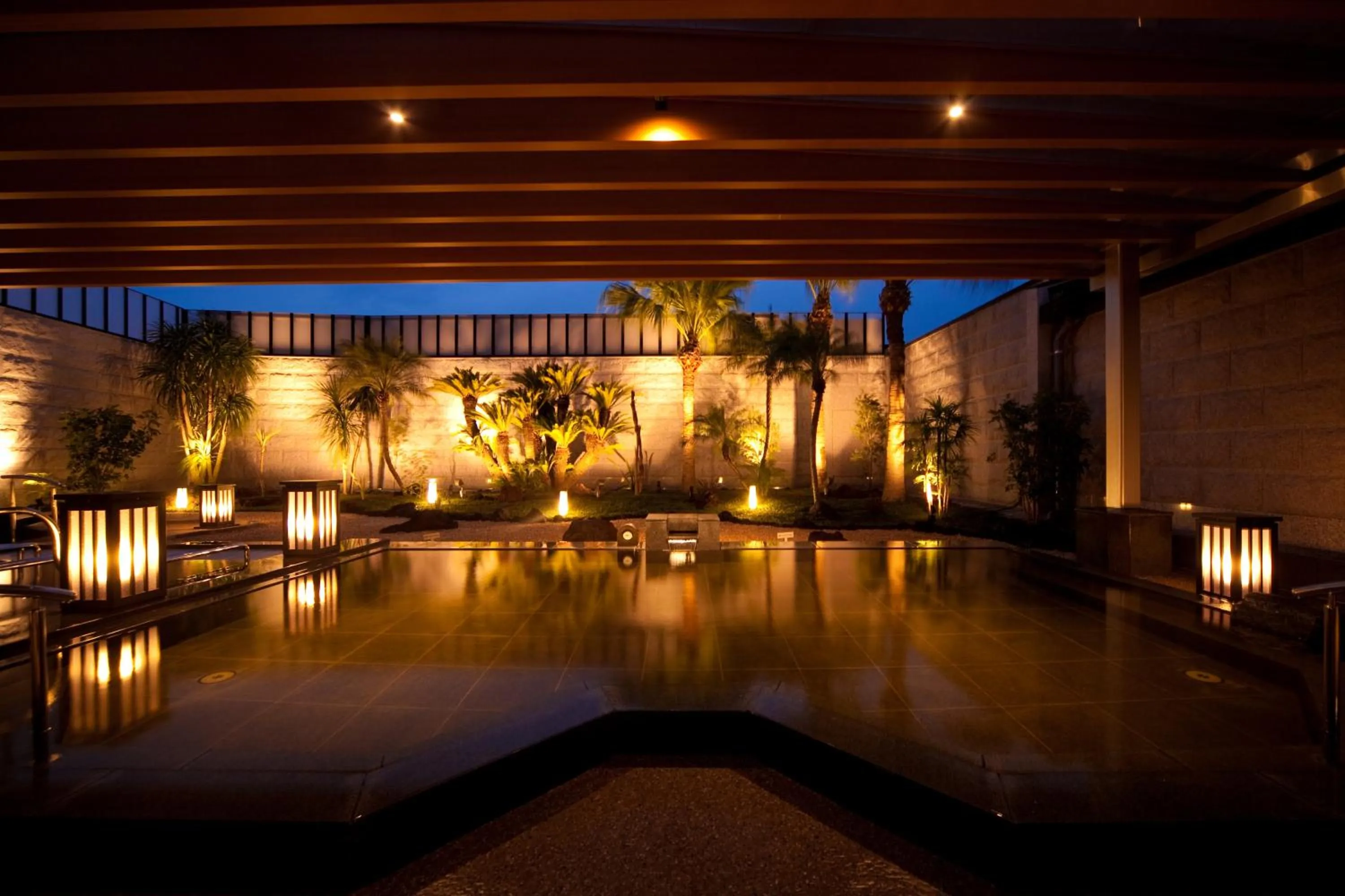 Hot Spring Bath in Kikunan Onsen Yubel Hotel