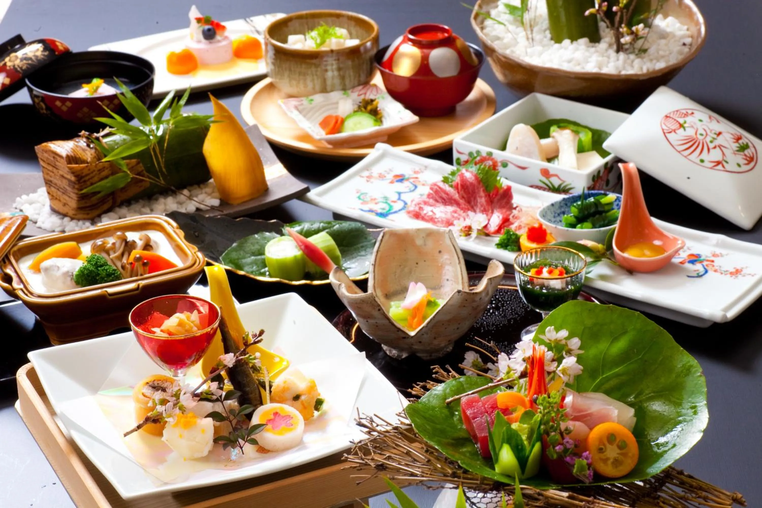 Food in Kikunan Onsen Yubel Hotel