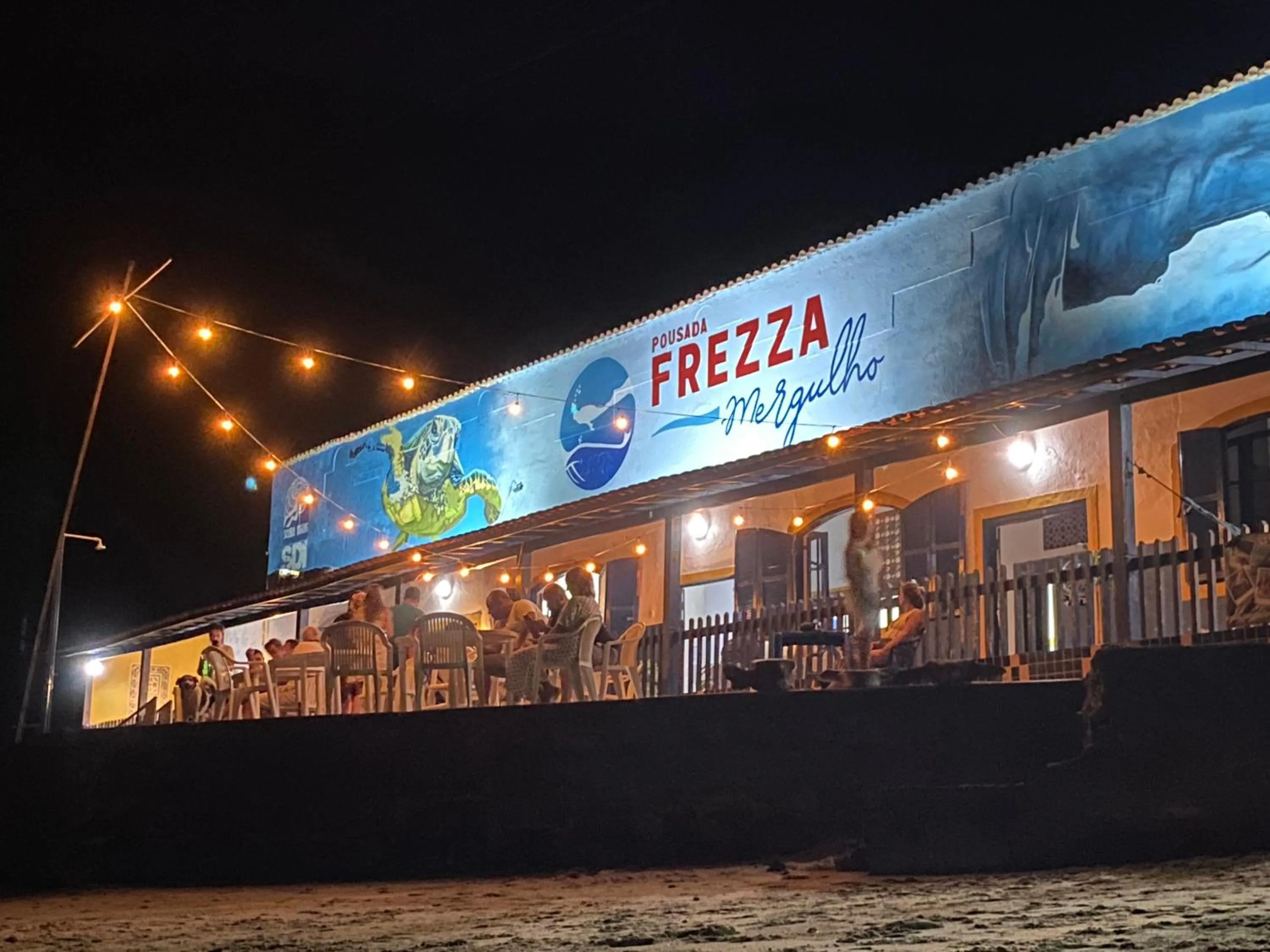 Property building in Pousada Frezza Mergulho