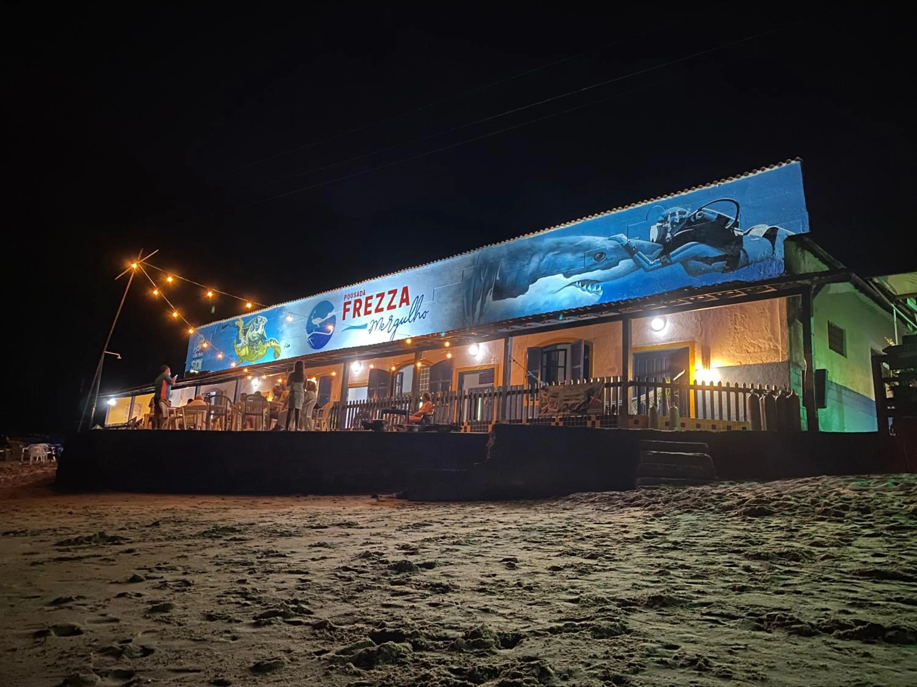 Property building in Pousada Frezza Mergulho