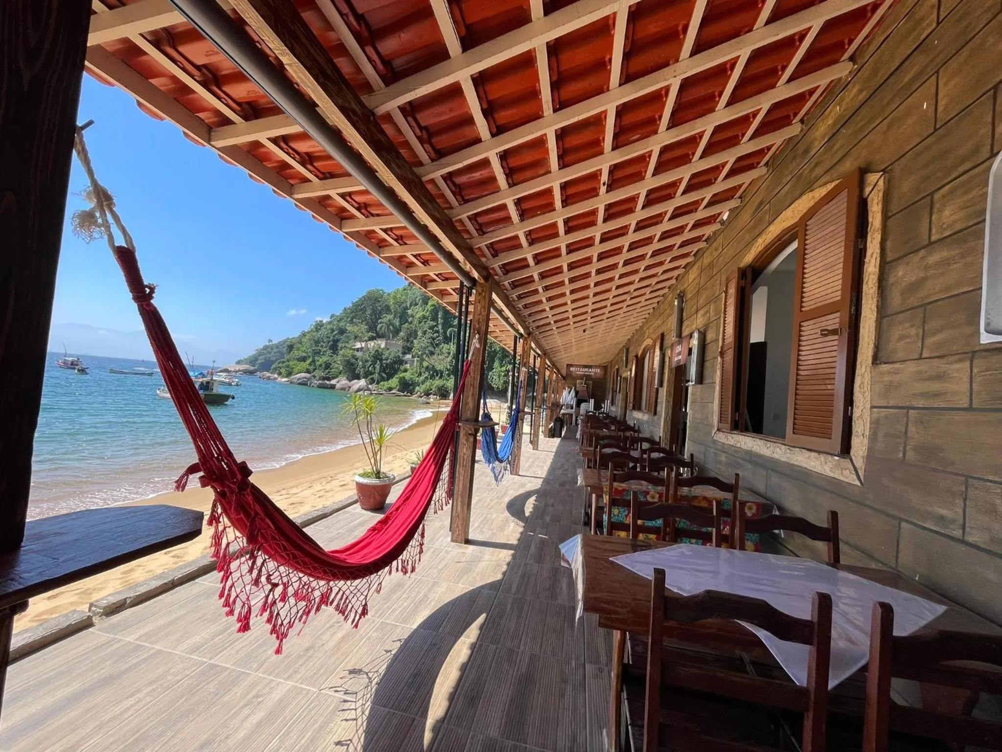 Patio in Pousada Frezza Mergulho