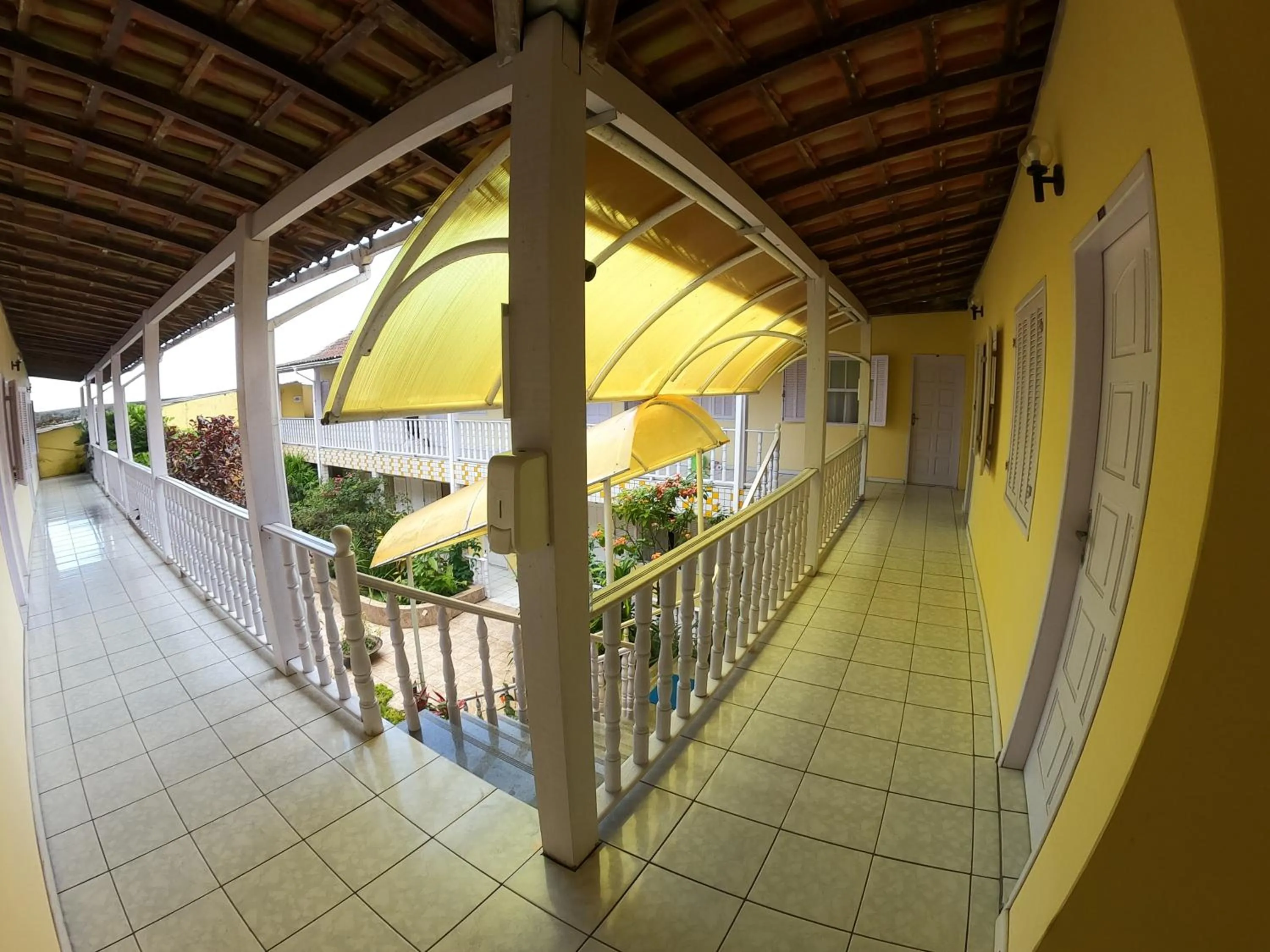 Balcony/Terrace in Pousada Frezza Mergulho