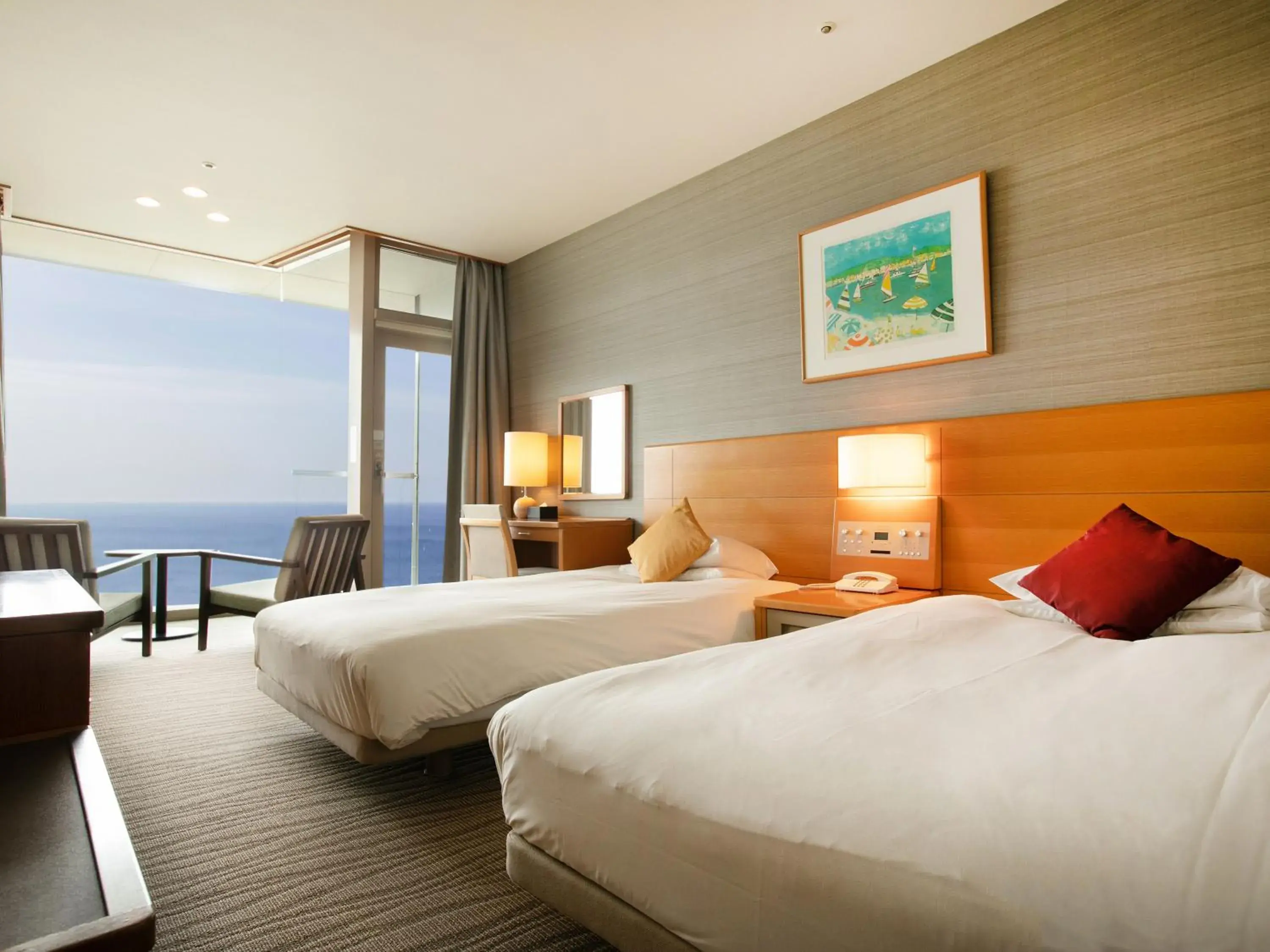 Twin Room B with Sagami Bay View - Non-Smoking in Kamakura Prince Hotel Twin Room B with Sagami Bay View - Non-Smoking in Kamakura Prince Hotel