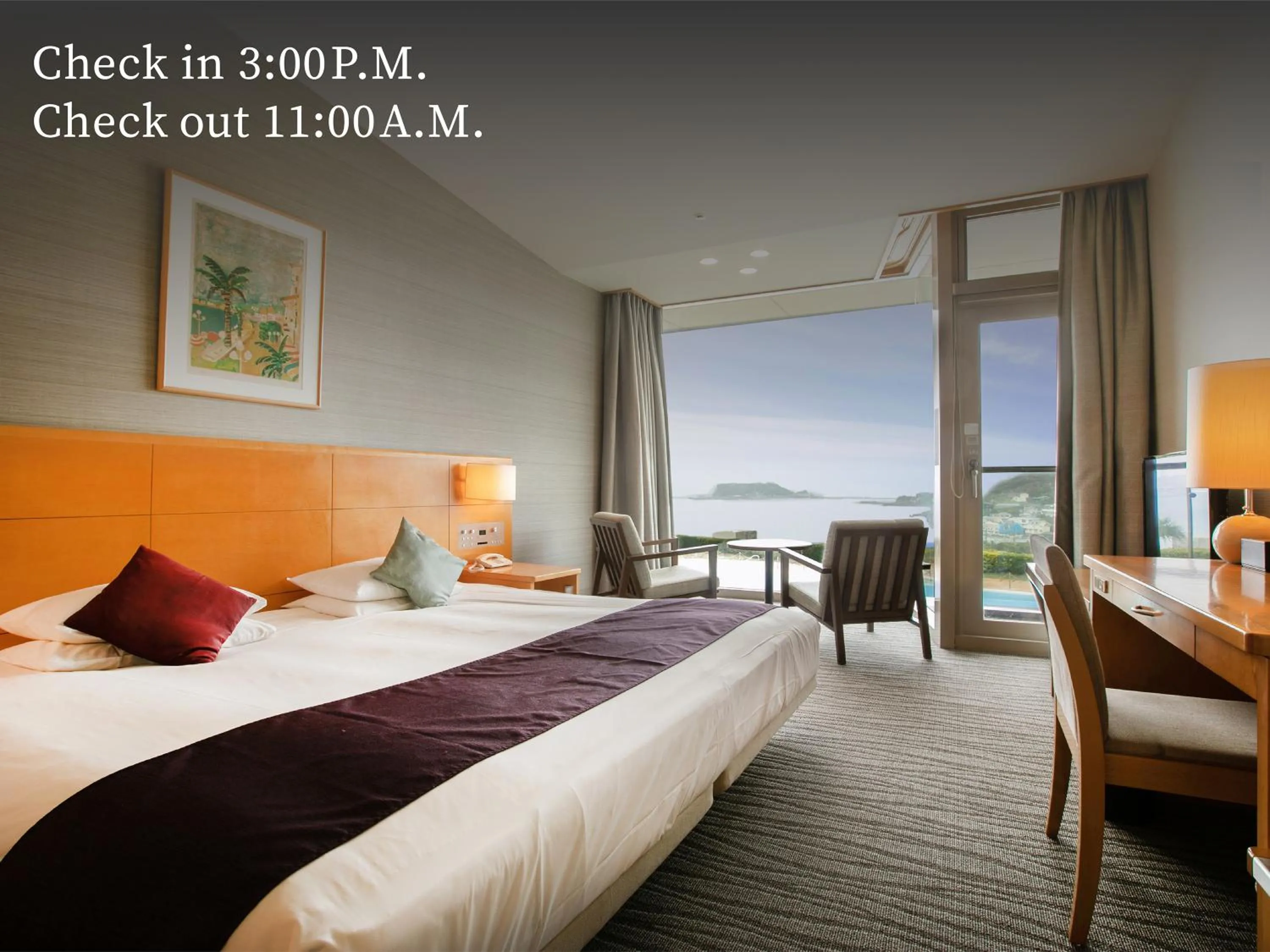 Photo of the whole room, Bed in Kamakura Prince Hotel