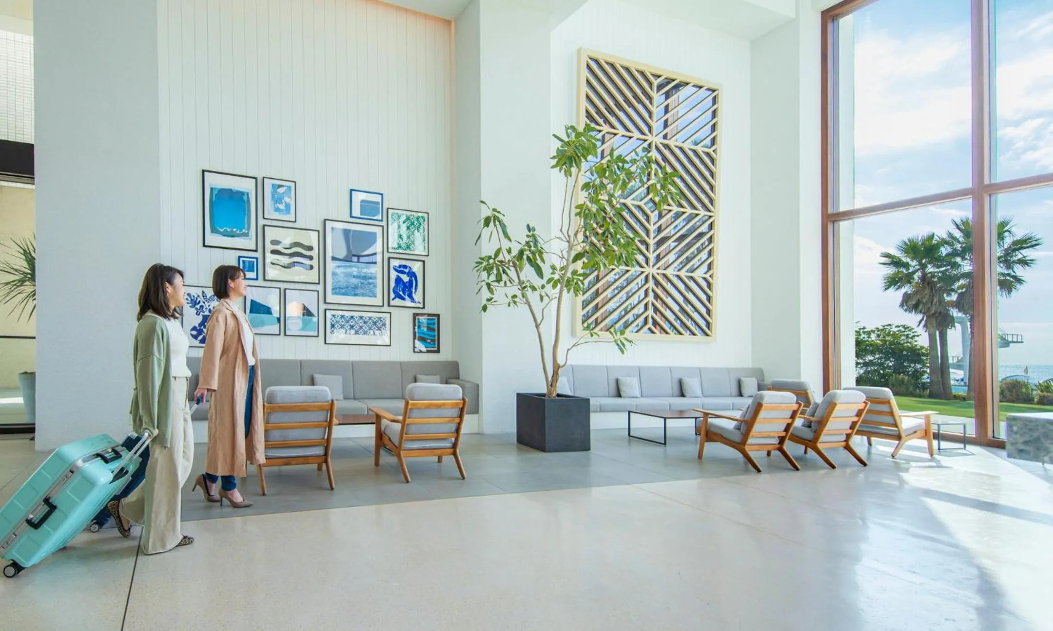 Lobby or reception in Oiso Prince Hotel