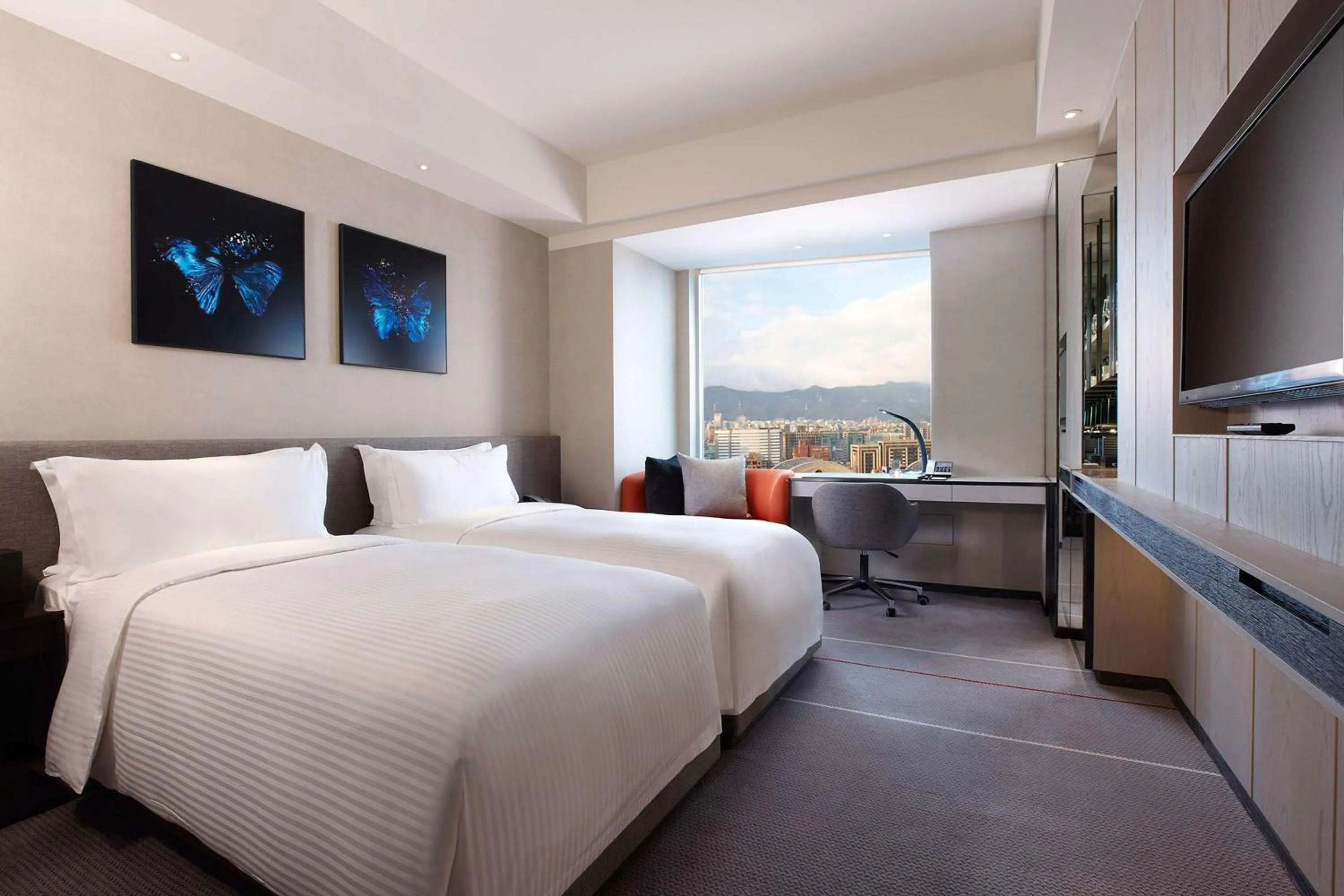 Bedroom, Bed in Humble House Taipei, Curio Collection by Hilton