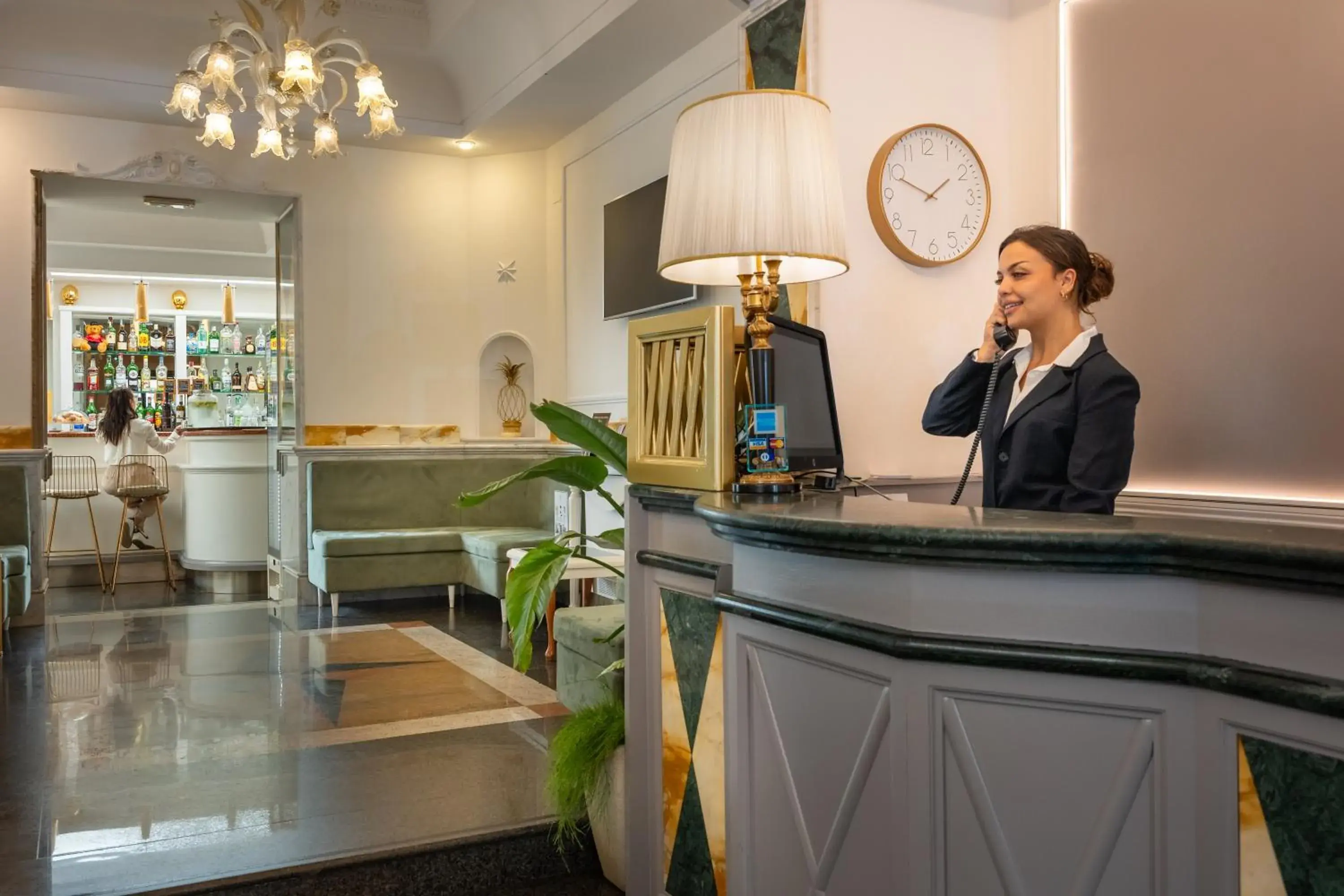 Lobby or reception in Hotel Palladium Palace Lobby or reception in Hotel Palladium Palace