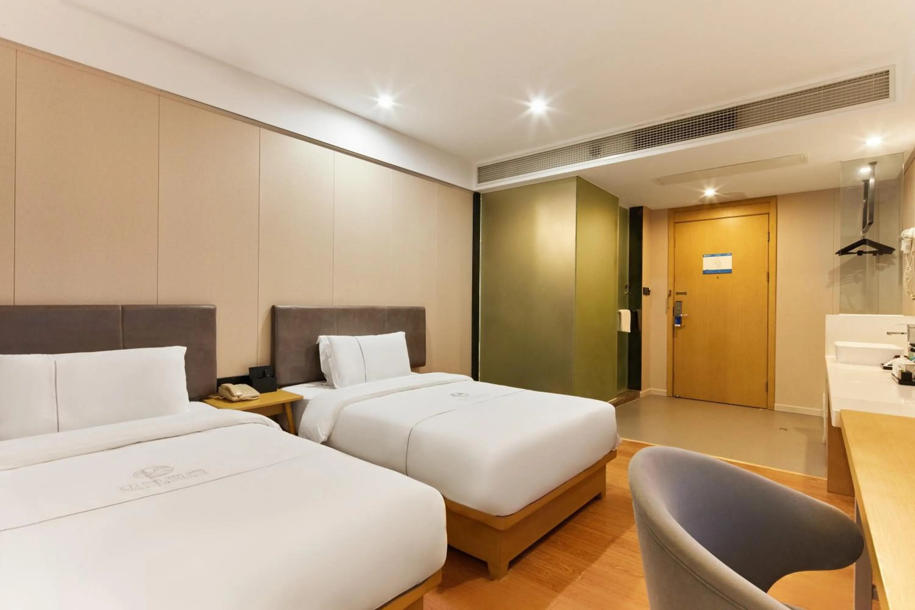 Bedroom, Bed in Insail Hotels Guangzhou XiMenKou Subway Station Branch