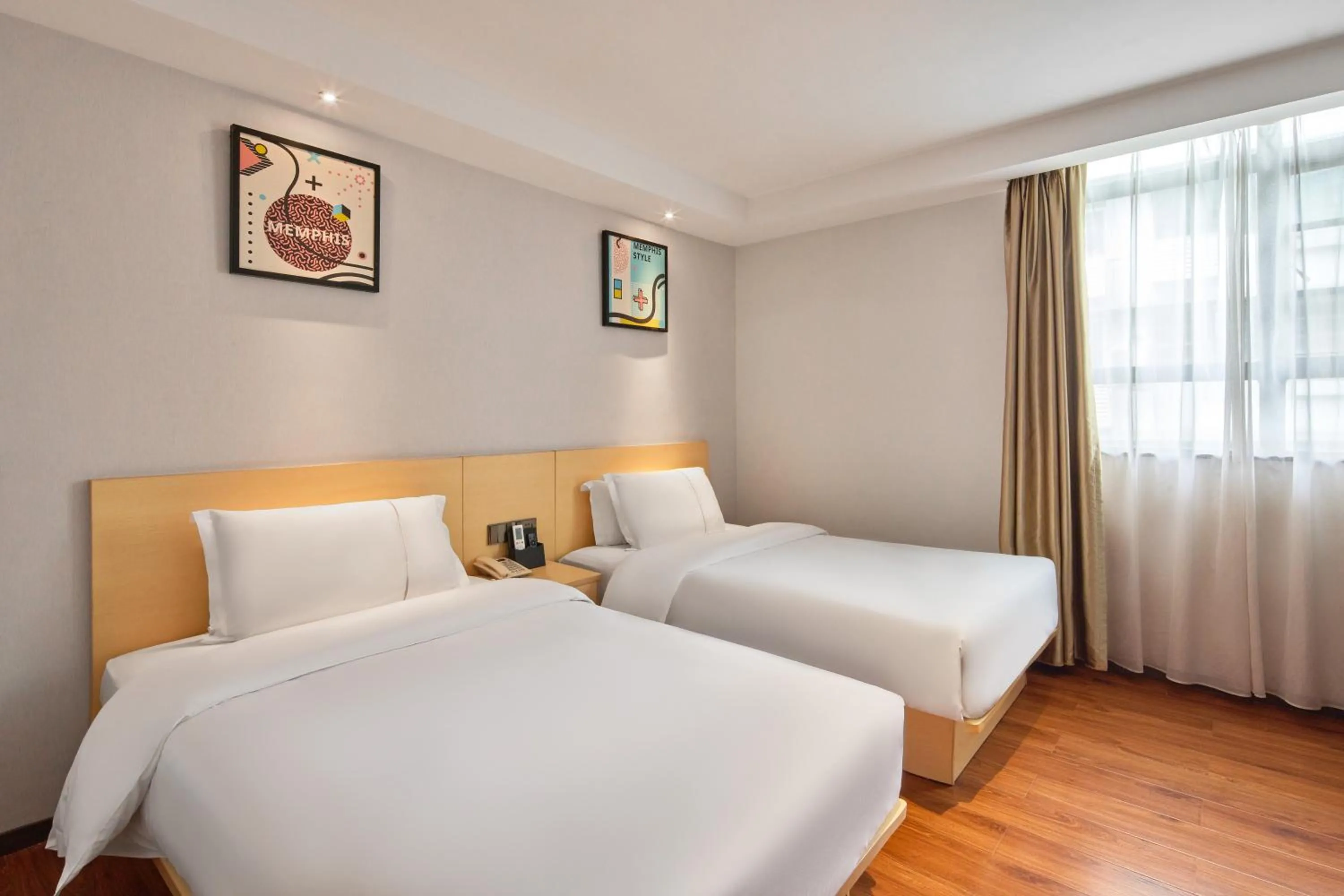 Bed in Insail Hotels Guangzhou XiMenKou Subway Station Branch
