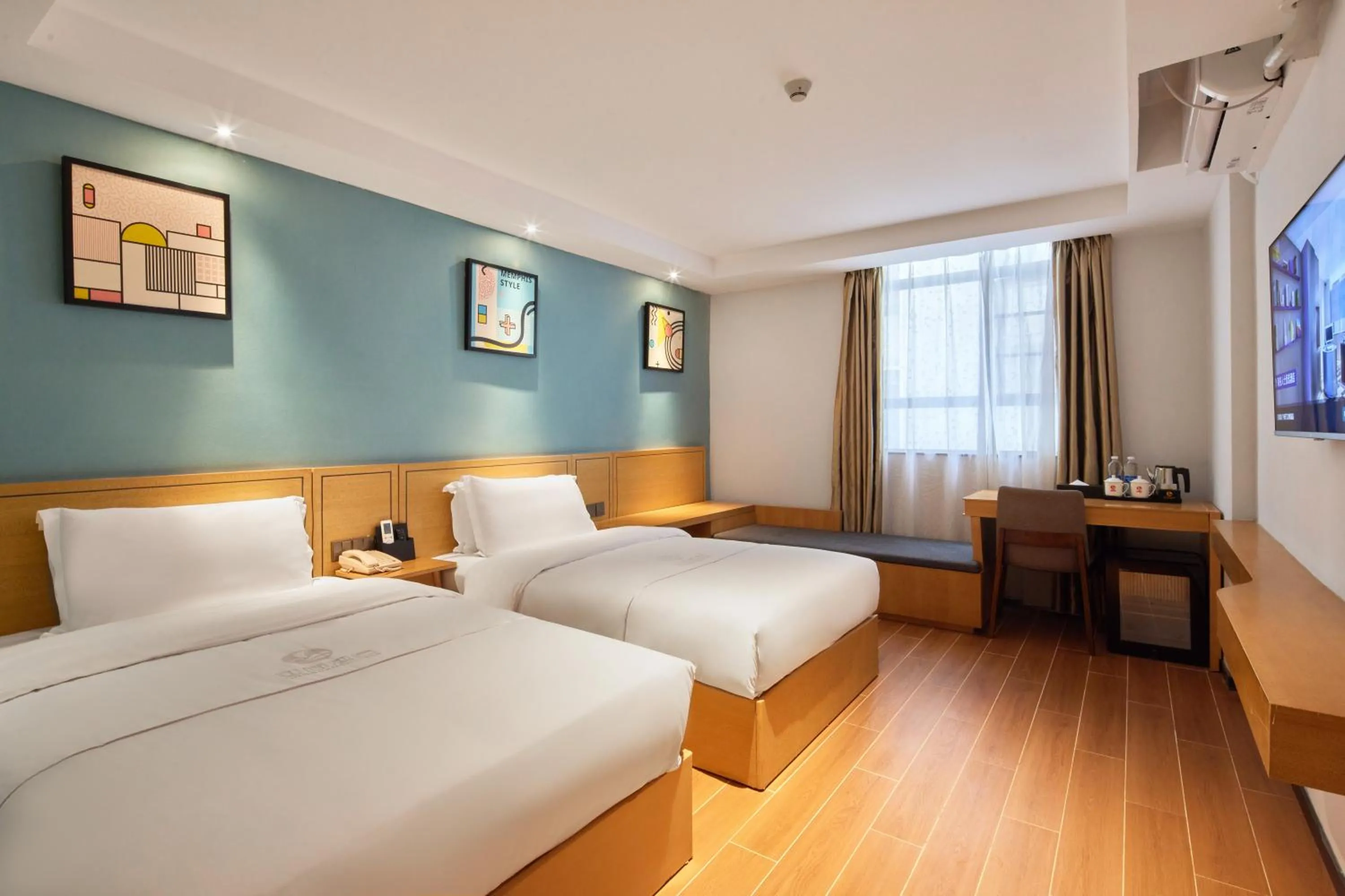 Bedroom, Bed in Insail Hotels Guangzhou XiMenKou Subway Station Branch