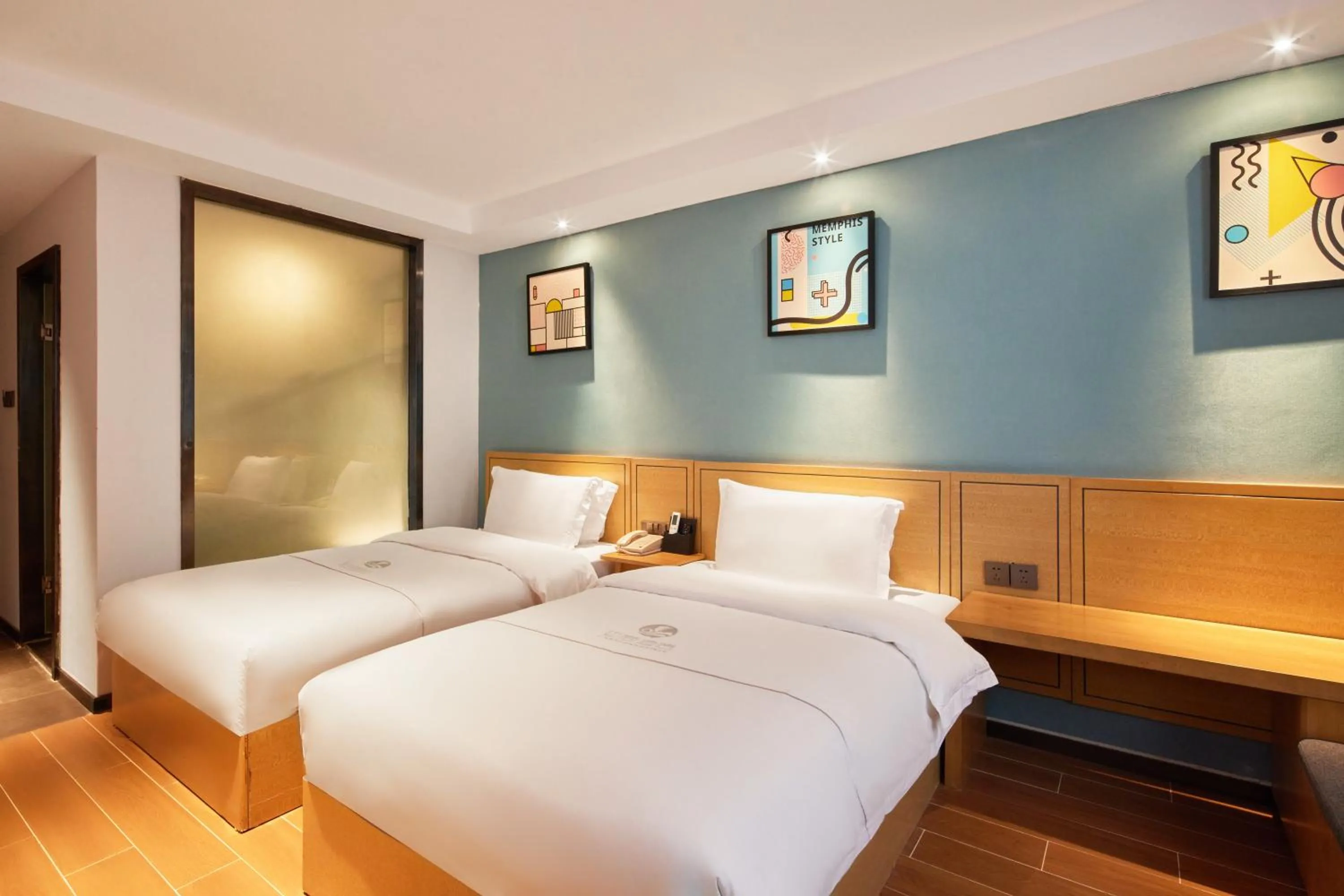 Bedroom, Bed in Insail Hotels Guangzhou XiMenKou Subway Station Branch