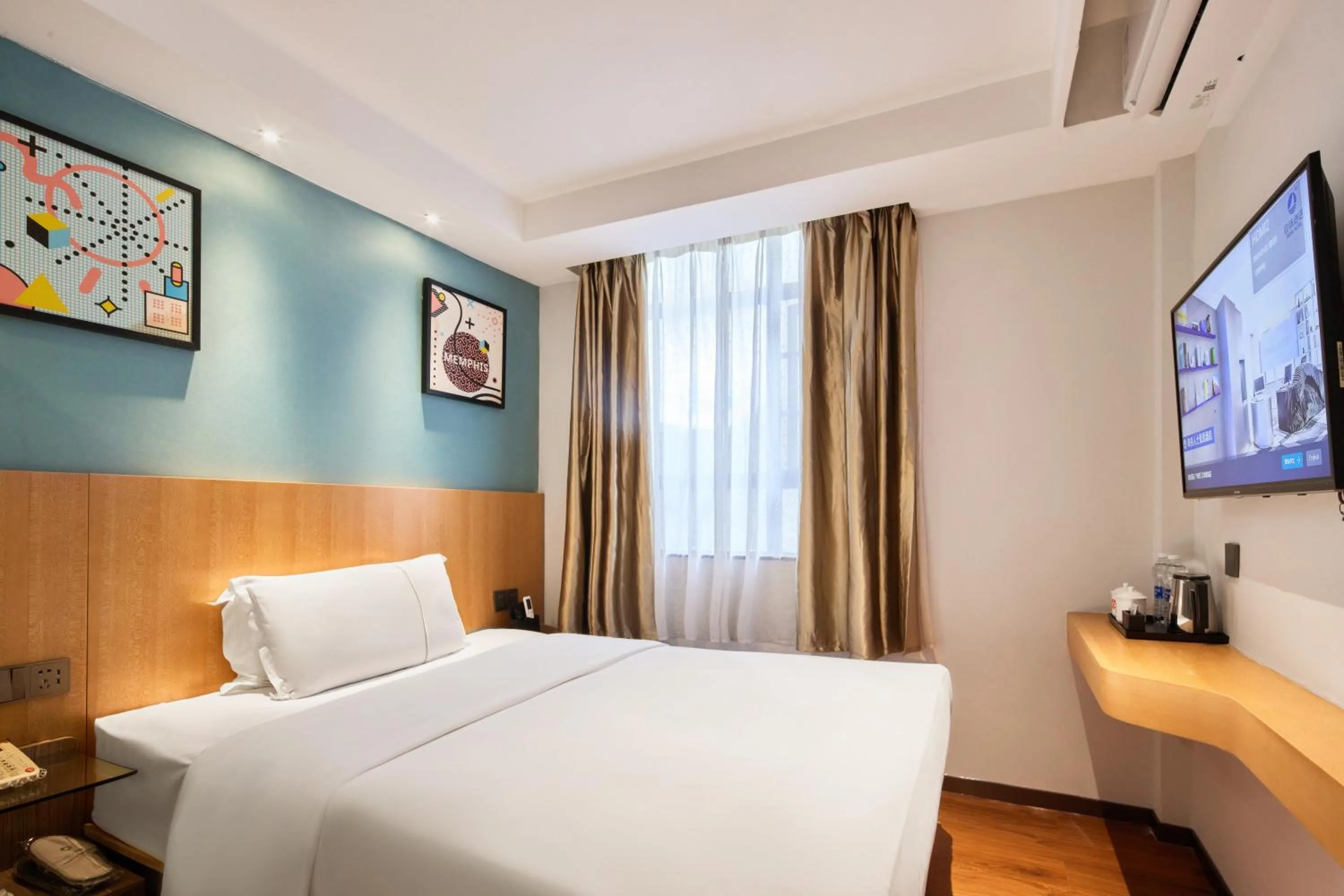 Bedroom, Bed in Insail Hotels Guangzhou XiMenKou Subway Station Branch