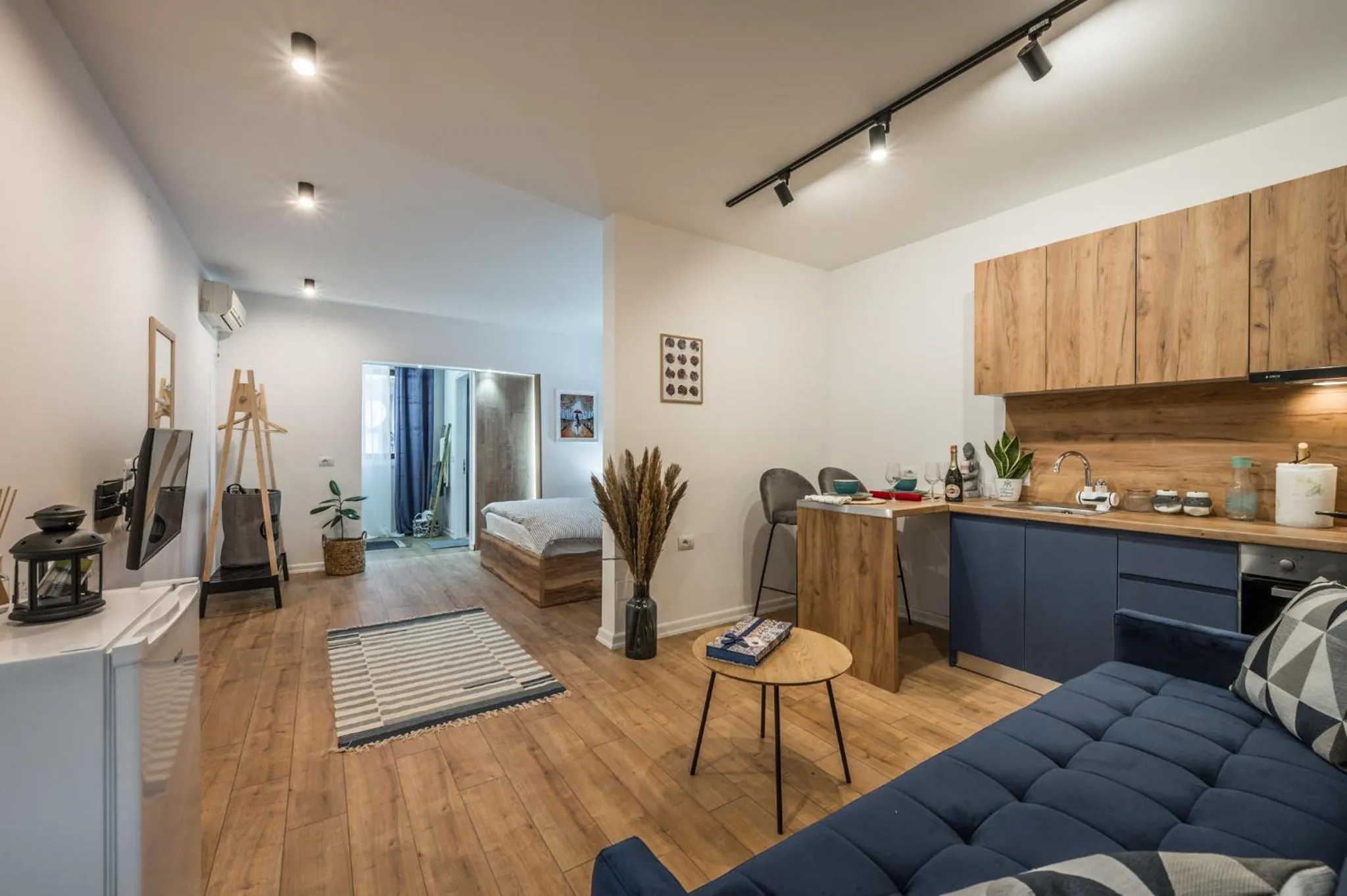 Living room in Atomium apartments