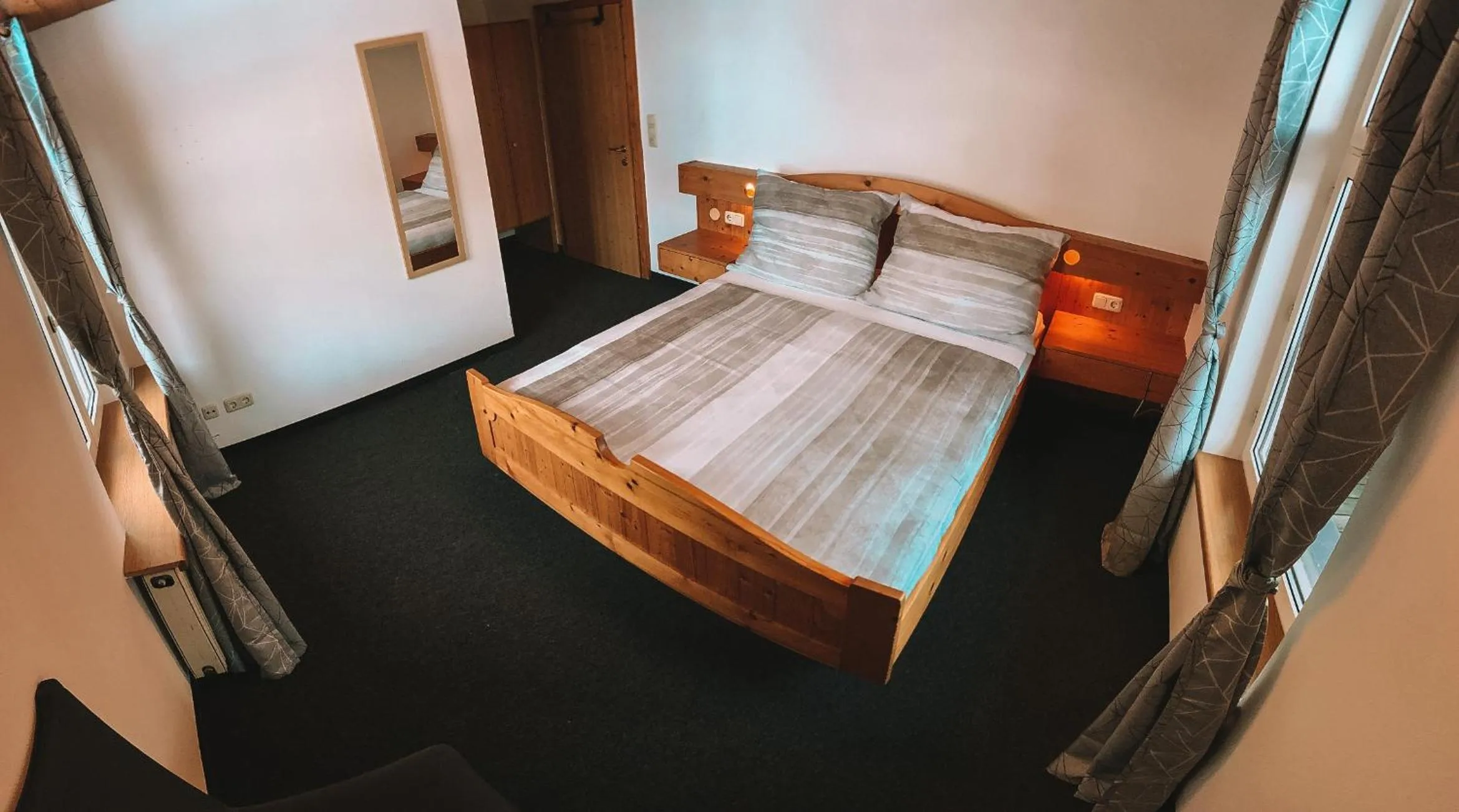 Bed in Green Natural Motel