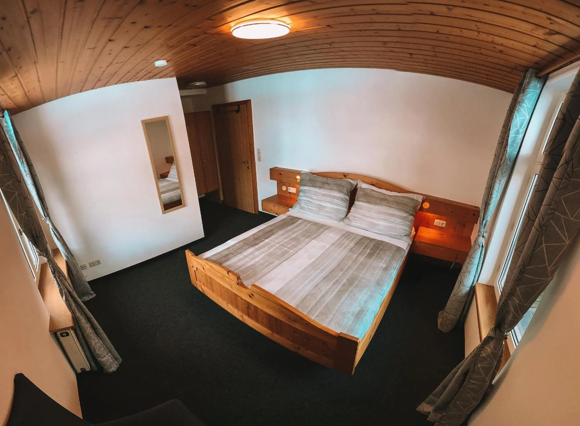 Bed in Green Natural Motel