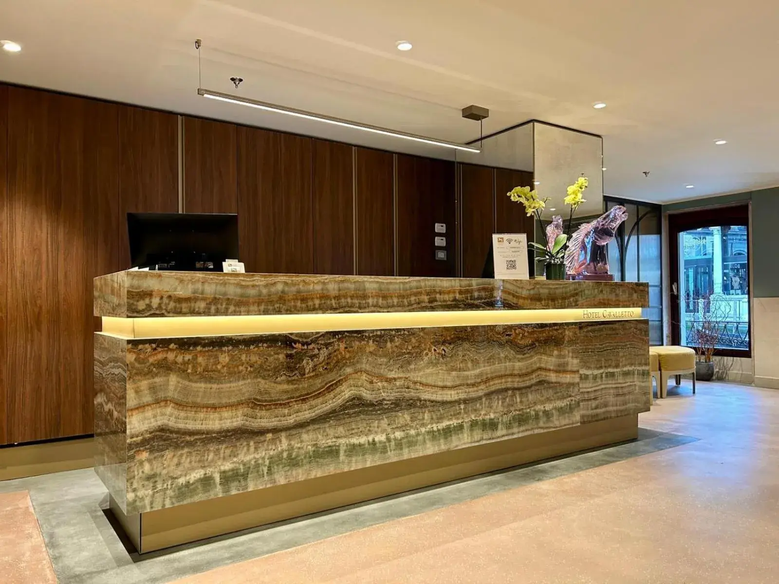 Lobby or reception in Albergo Cavalletto & Doge Orseolo Lobby or reception in Albergo Cavalletto & Doge Orseolo