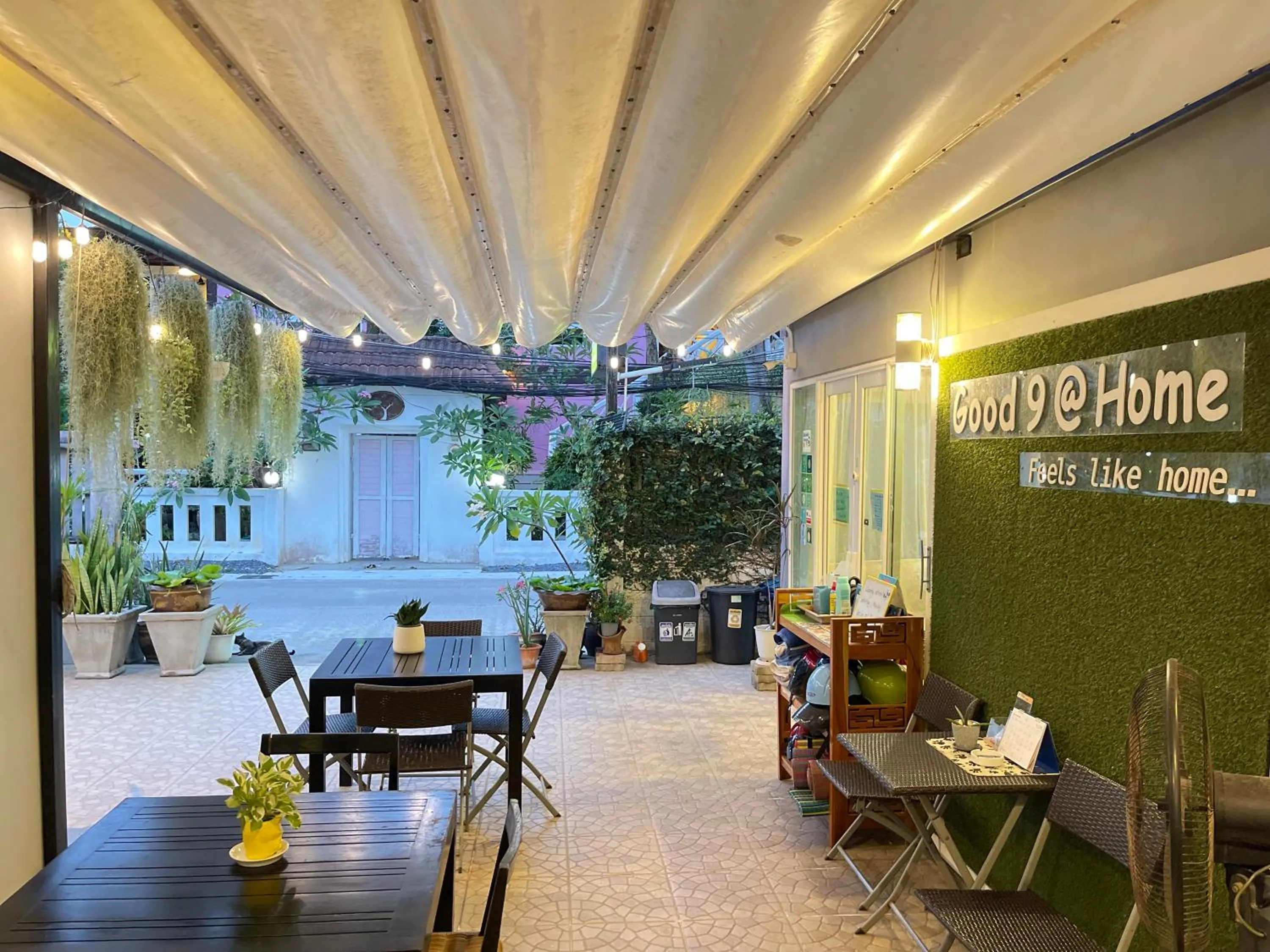 Seating area in Good 9 at Home