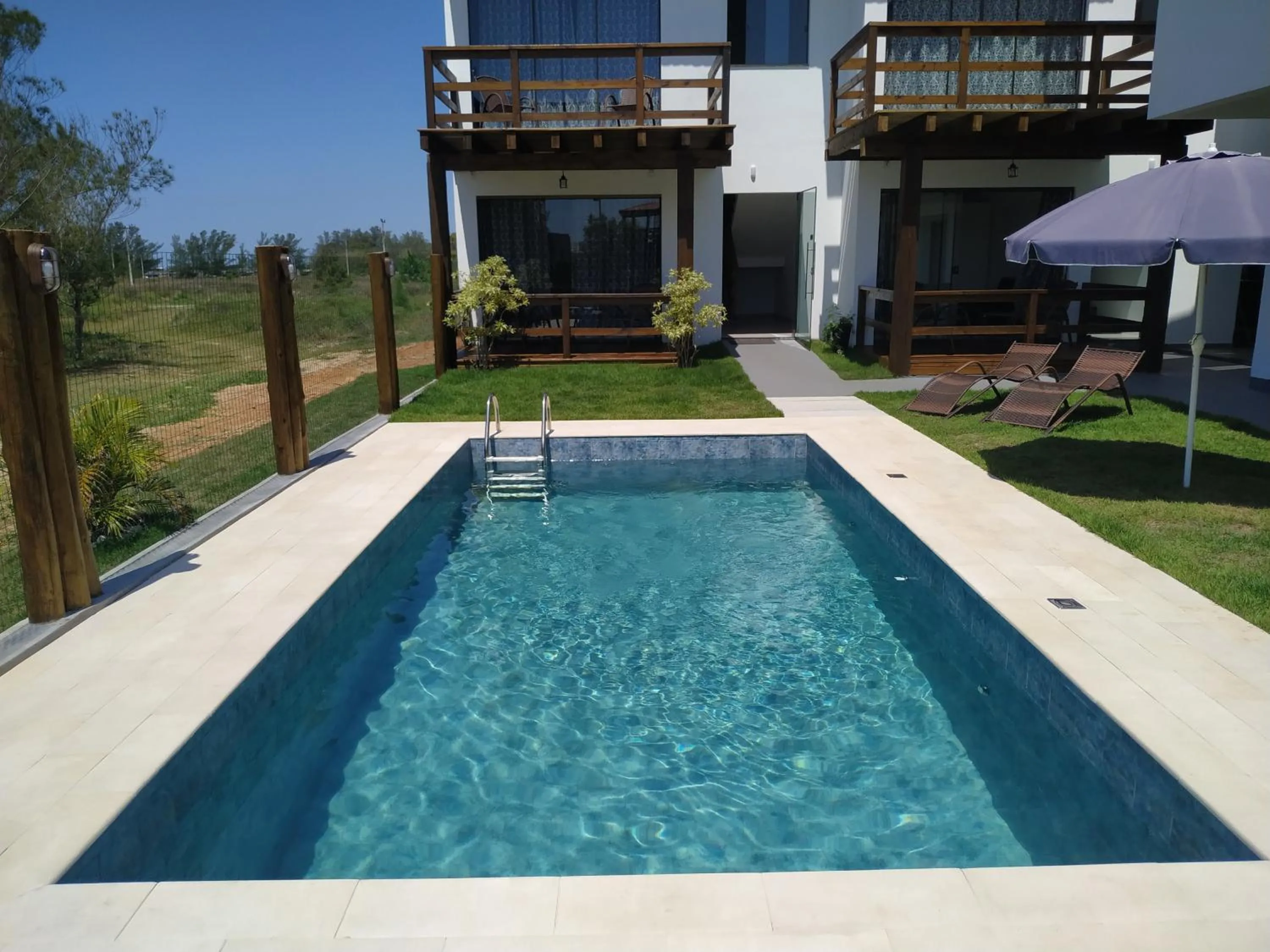 Pool view in Bella Ciao Hospedaria