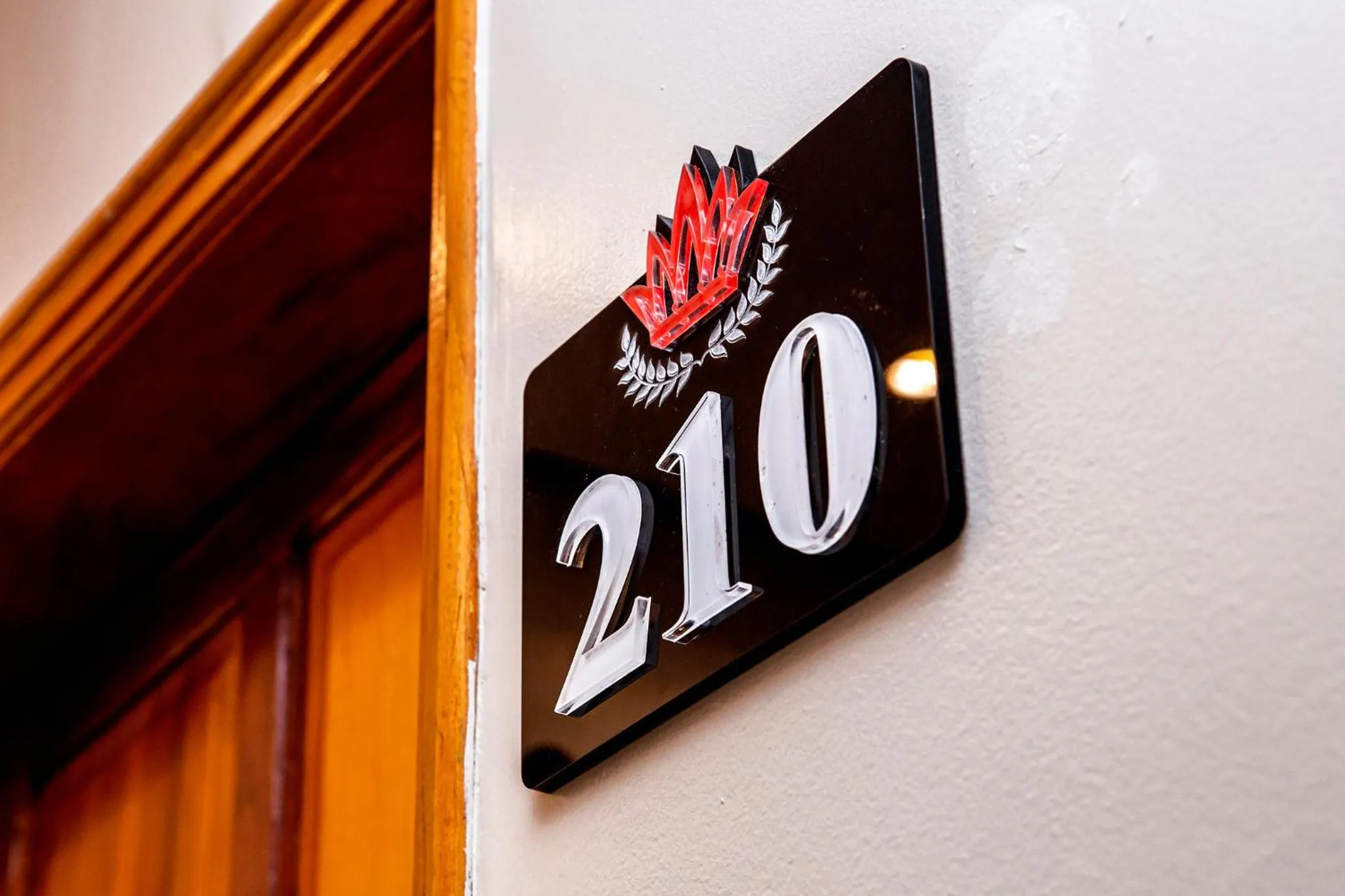 Decorative detail in Hotel Gambrinus