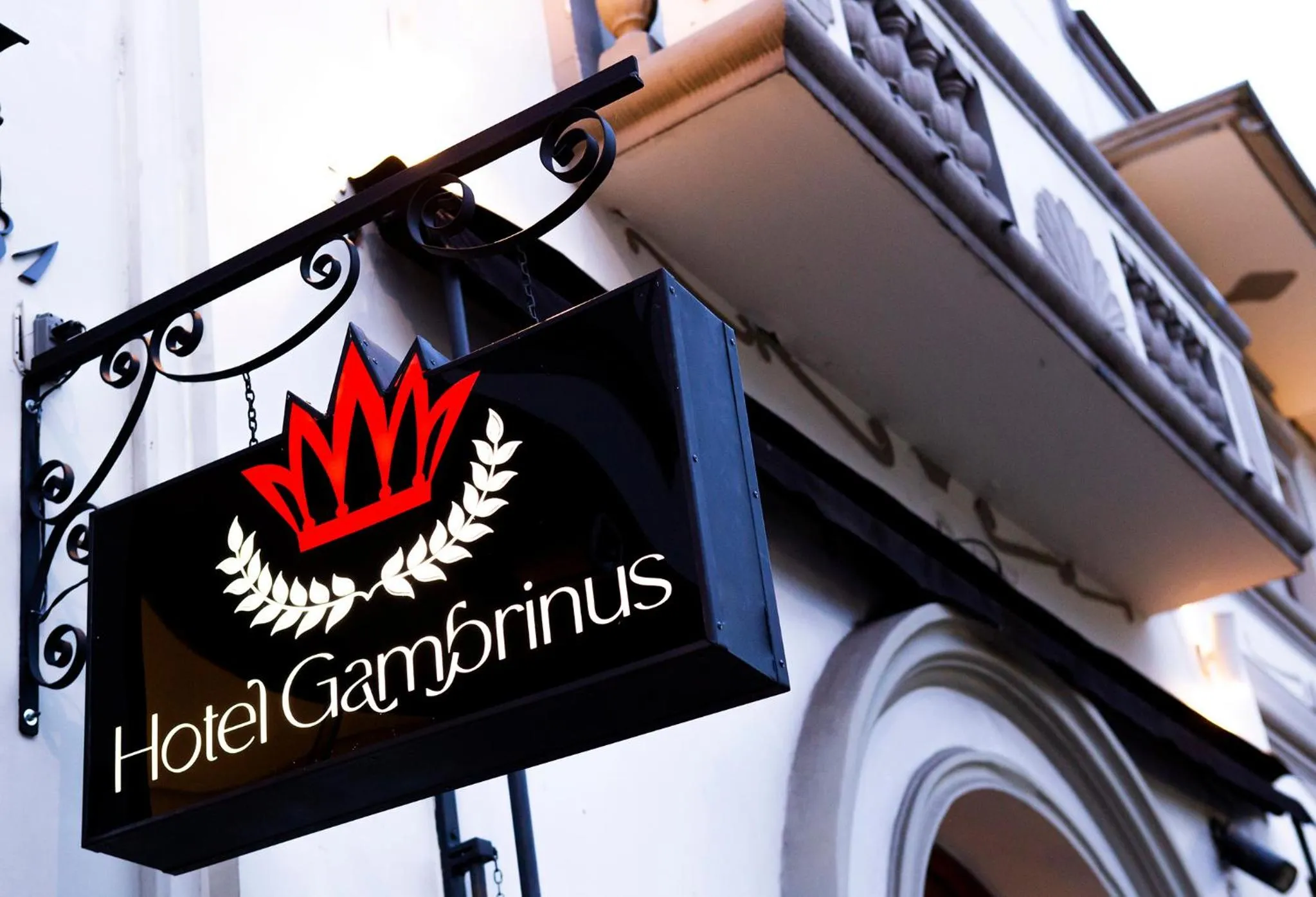 Facade/entrance in Hotel Gambrinus