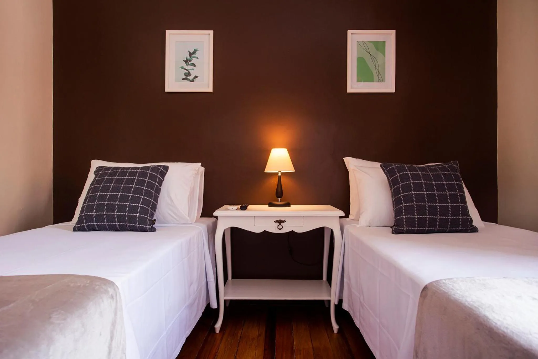 Bed in Hotel Gambrinus