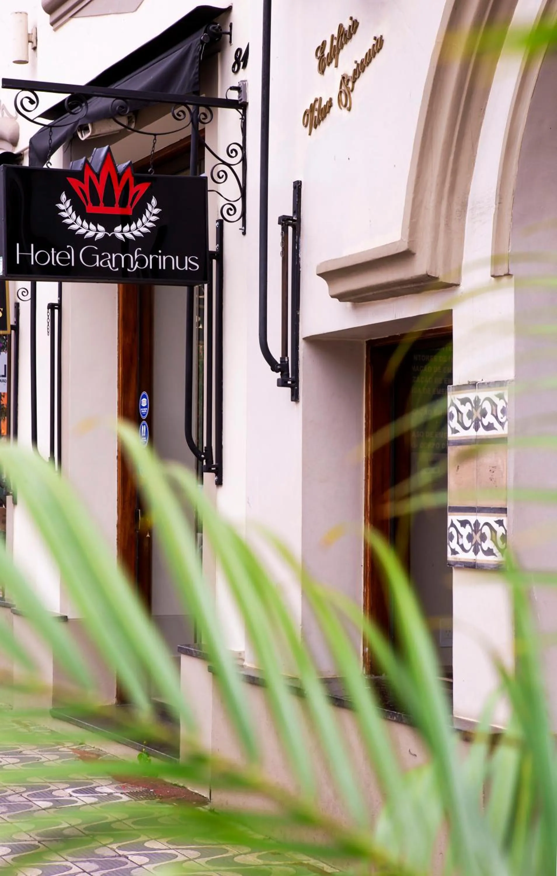 Facade/entrance in Hotel Gambrinus