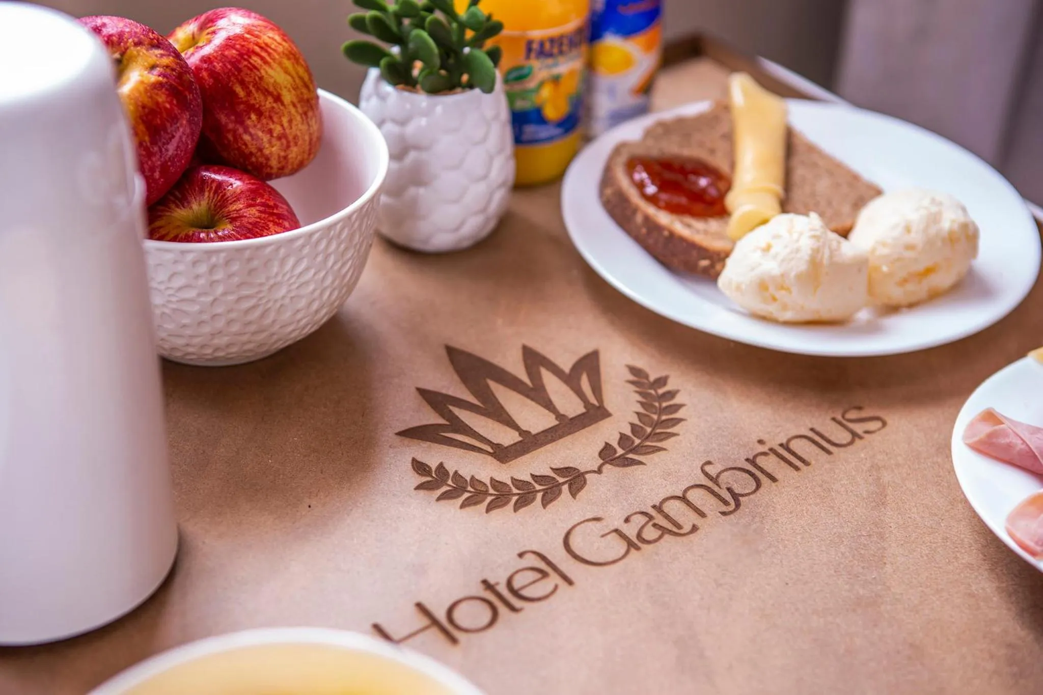 Breakfast in Hotel Gambrinus