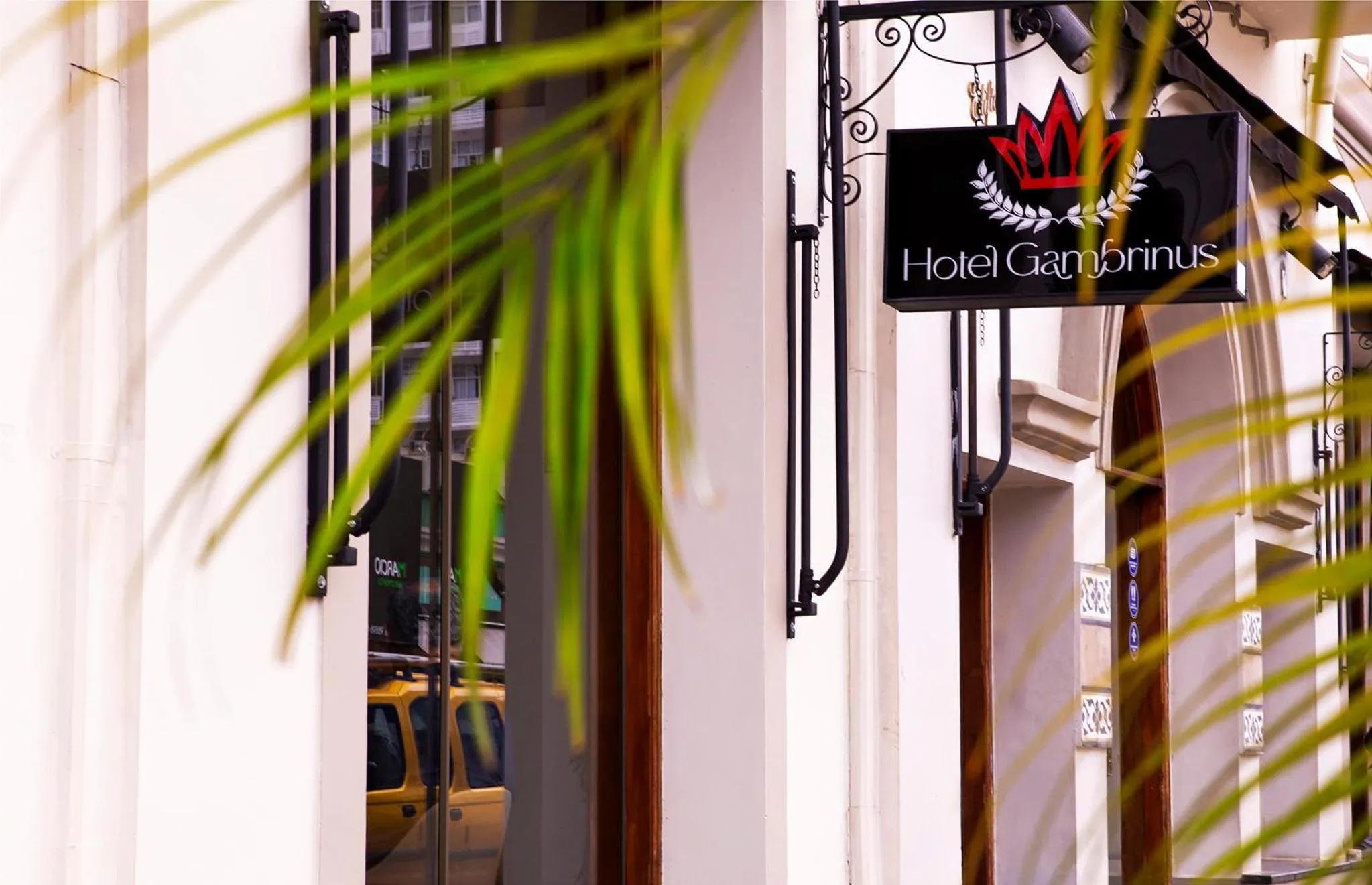 Facade/entrance in Hotel Gambrinus