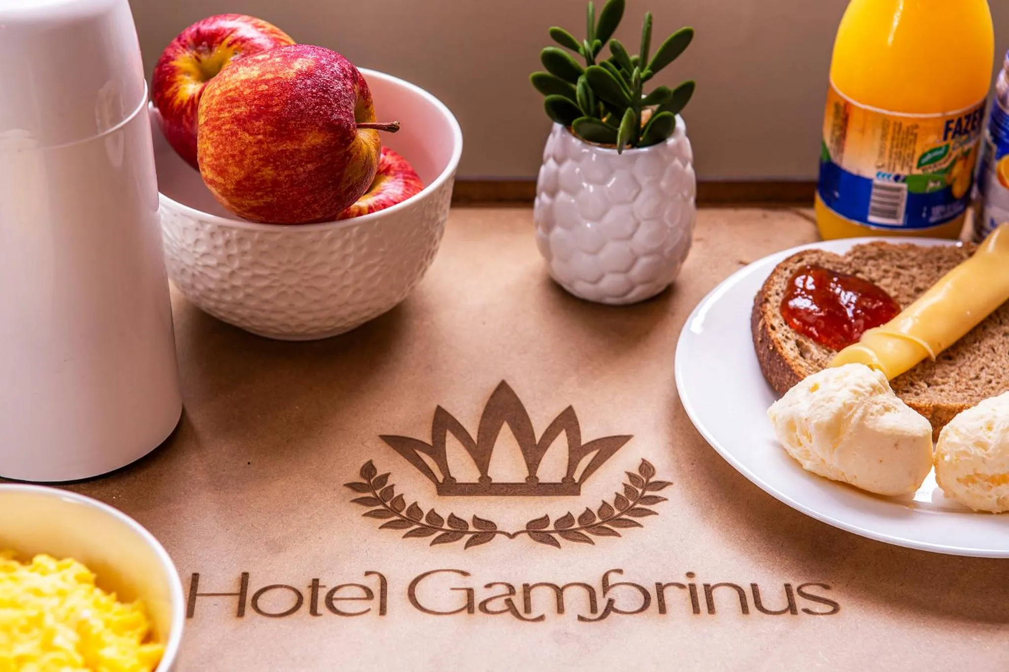 Breakfast in Hotel Gambrinus