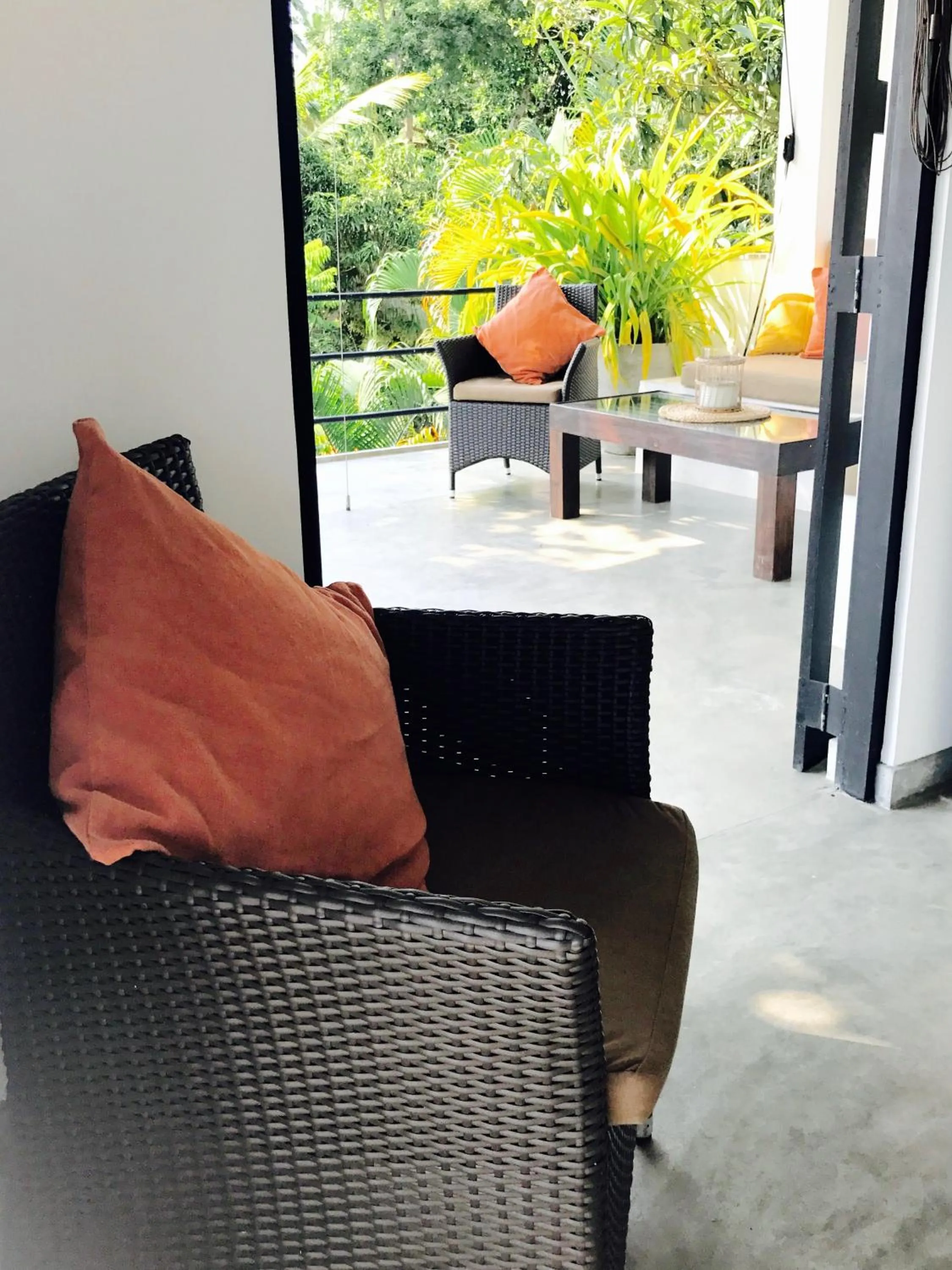 Seating area in Lara's place