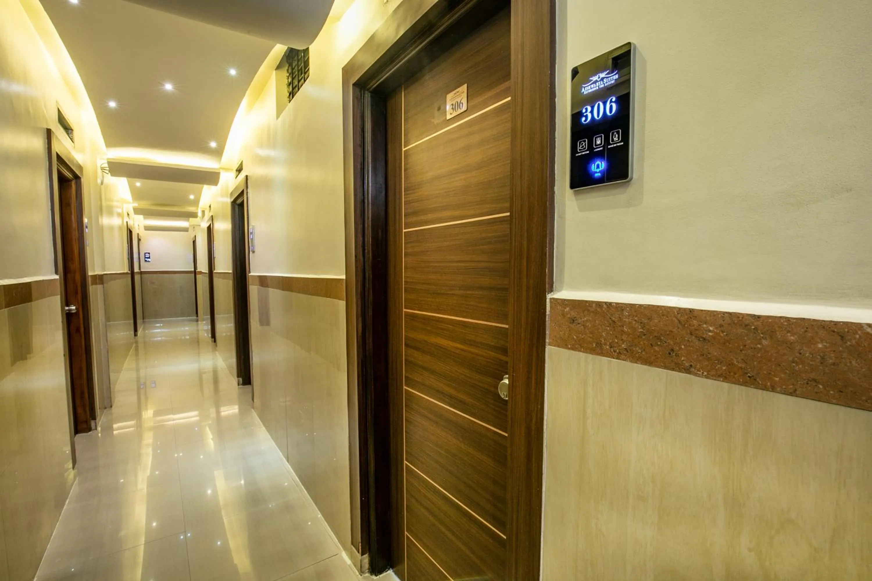 Lobby or reception in Aishwarya Suites