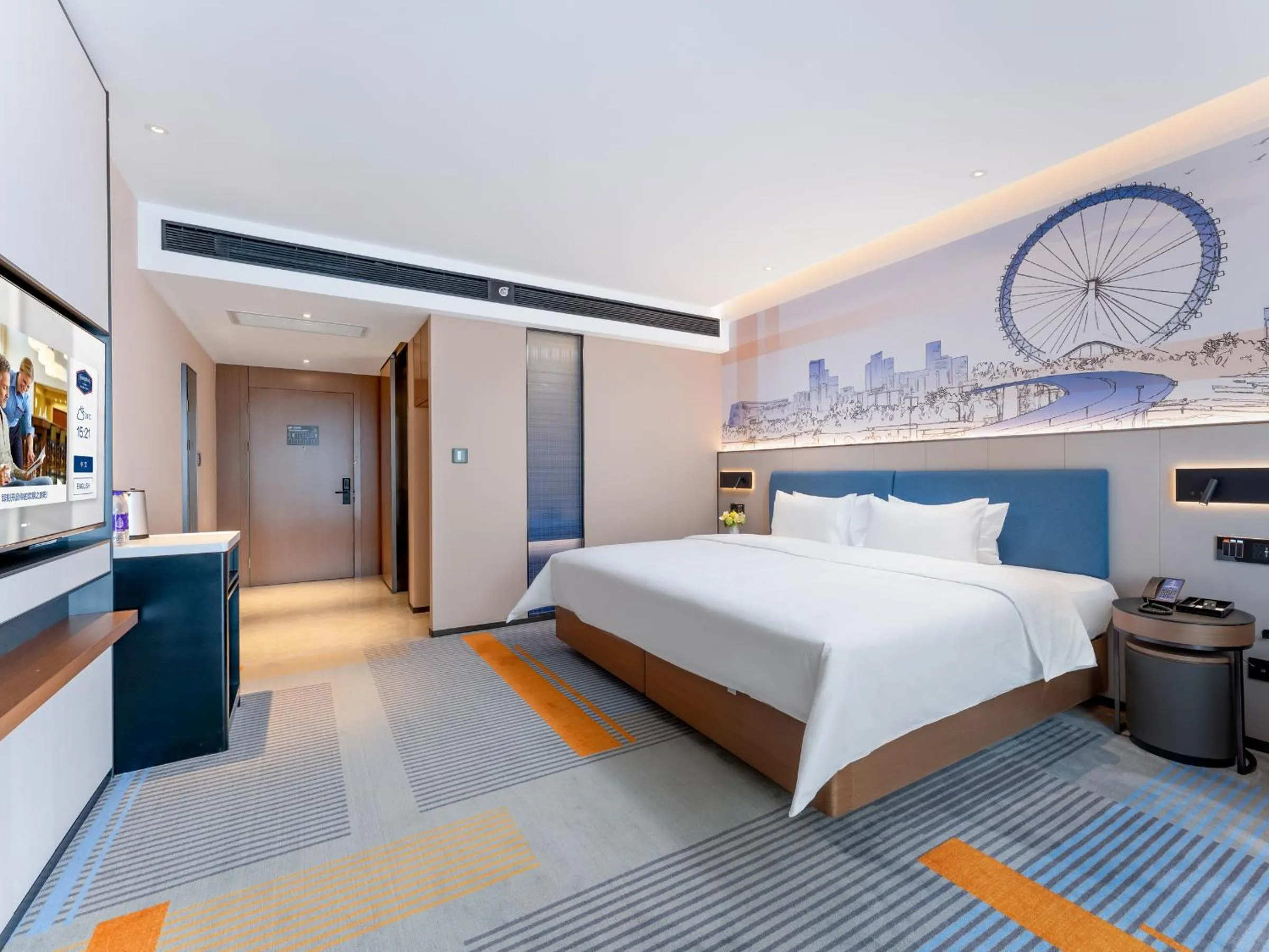 Bed in Hampton by Hilton Guangzhou Jinshazhou