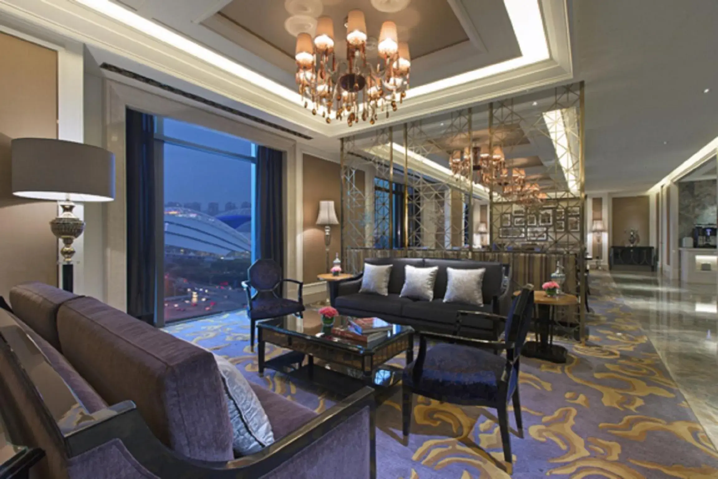 Living room in Wanda Vista Shenyang Living room in Wanda Vista Shenyang