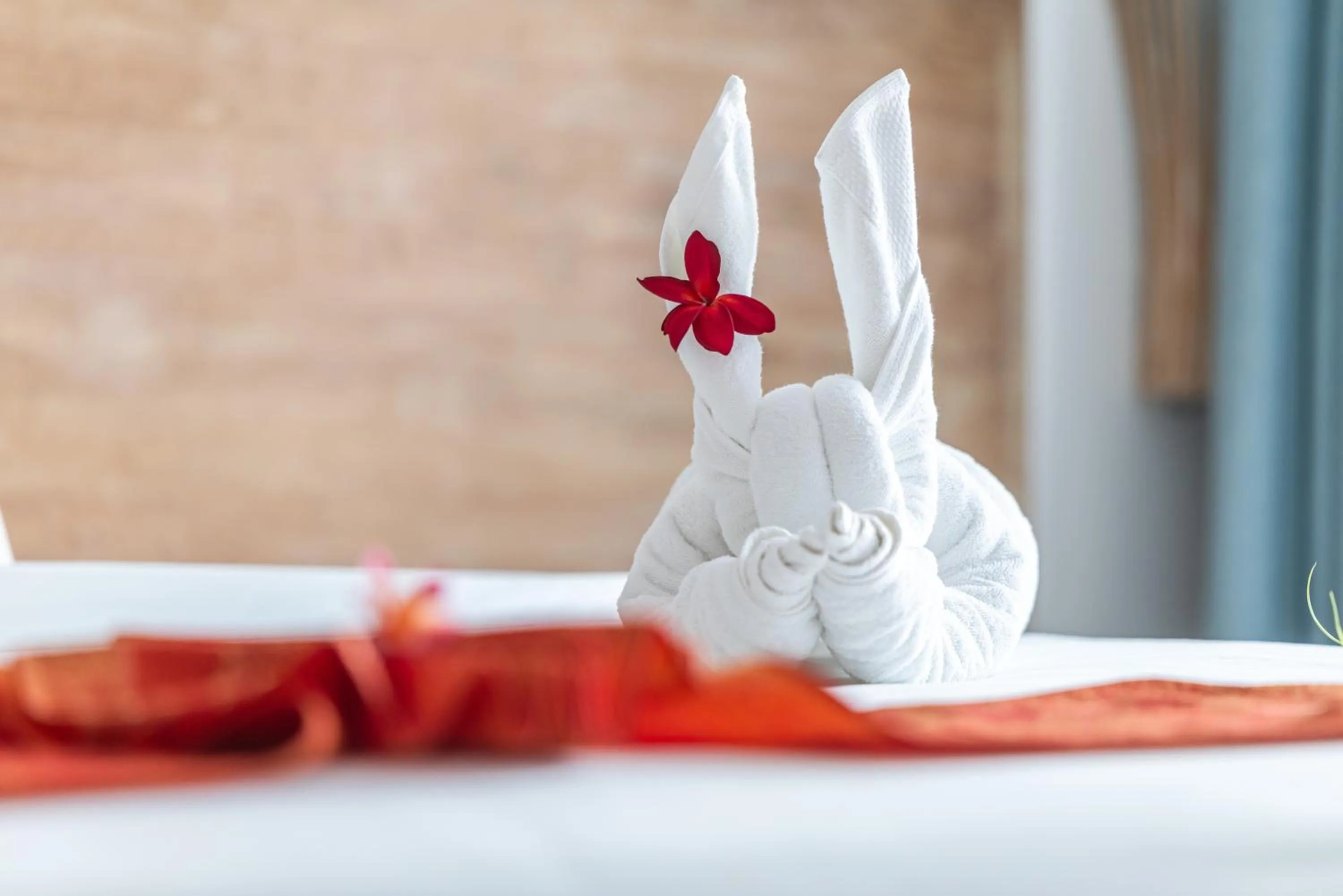 towels in Royal Yao Yai Island Beach Resort