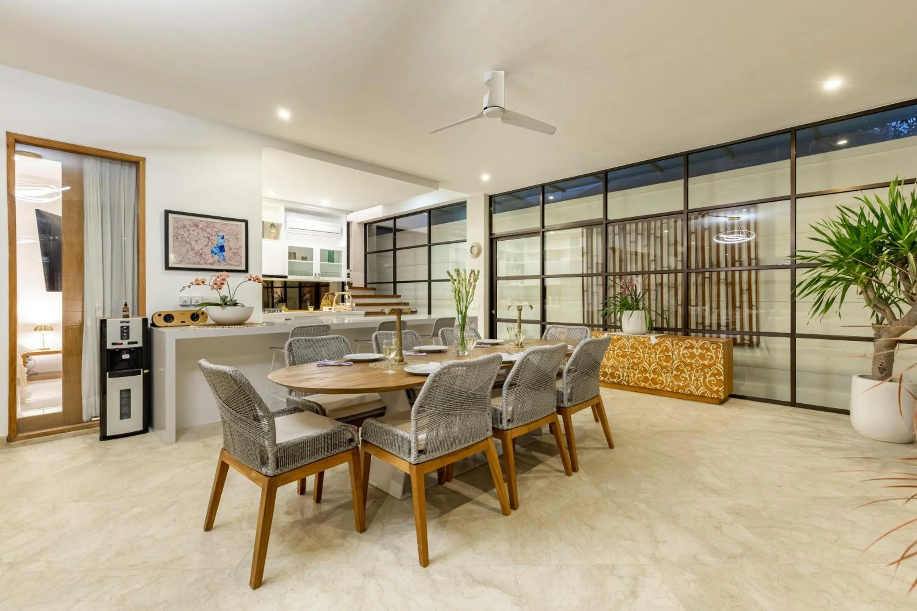 Dining area in Villa Lumut 3 Bedrooms Central Seminyak